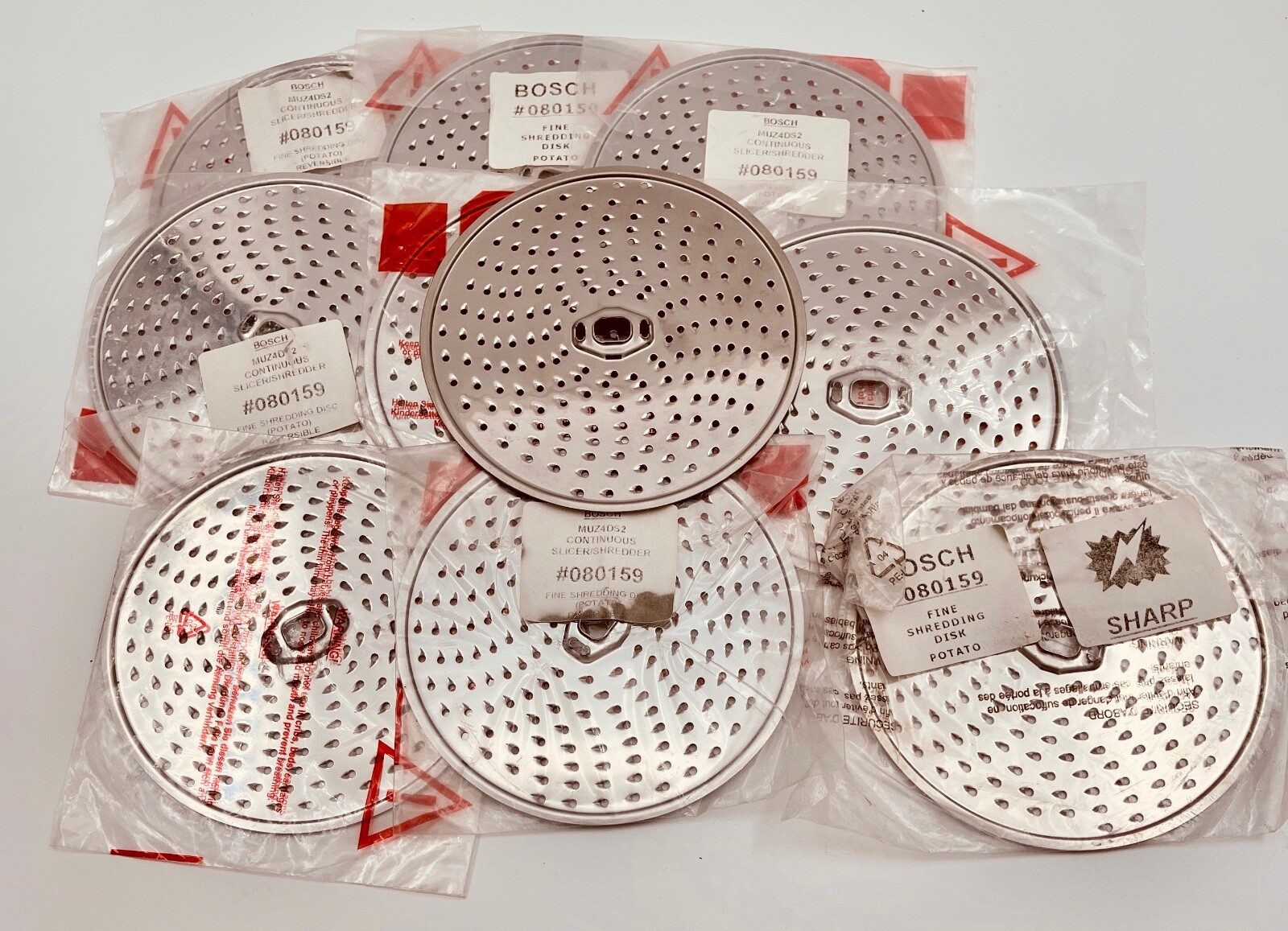 Bosch Fine Grater Disc Blade For Food Processor