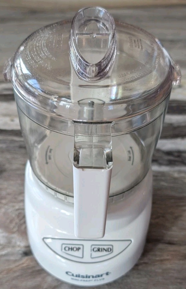 Cuisinart Mini Prep Plus Food Processor DLC-2A DLC-2AC White Bowl Lid *NO BLADE*
