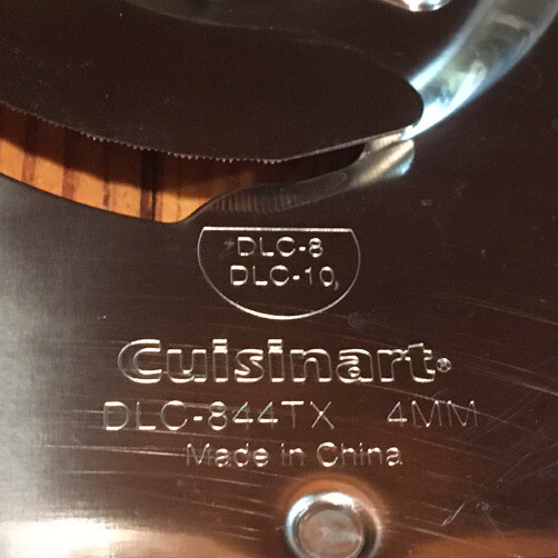 Cuisinart Pro Food Processor DLC-10S TX Discs Shred DLC-837TX & Slice DLC-844TX