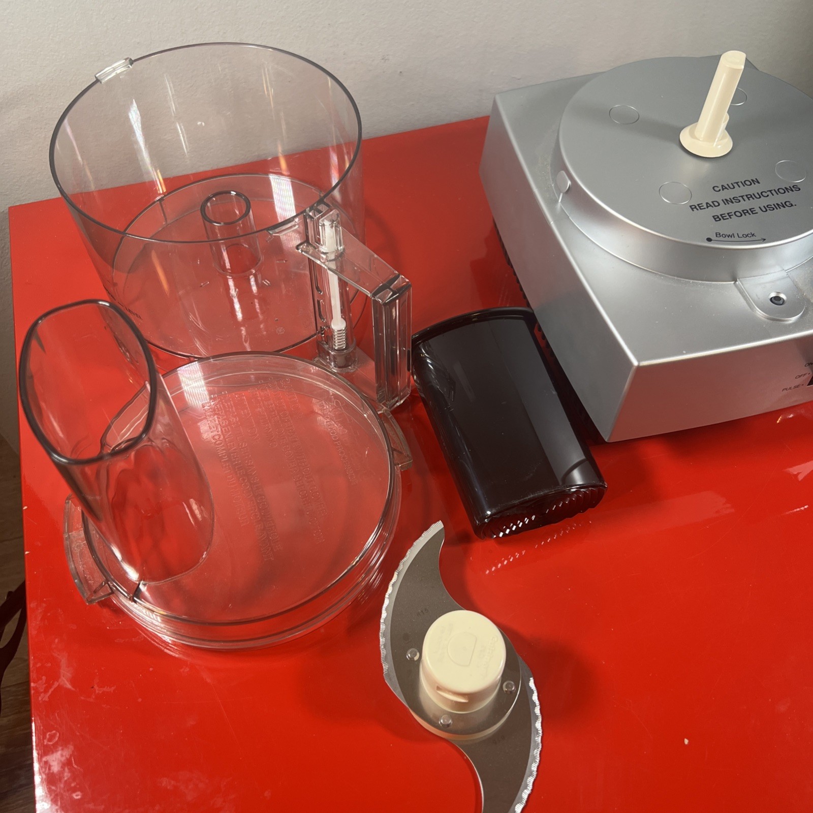 Cuisinart 7 Cup Food Processor Model DLC-5BC Brushed Chrome “Read”
