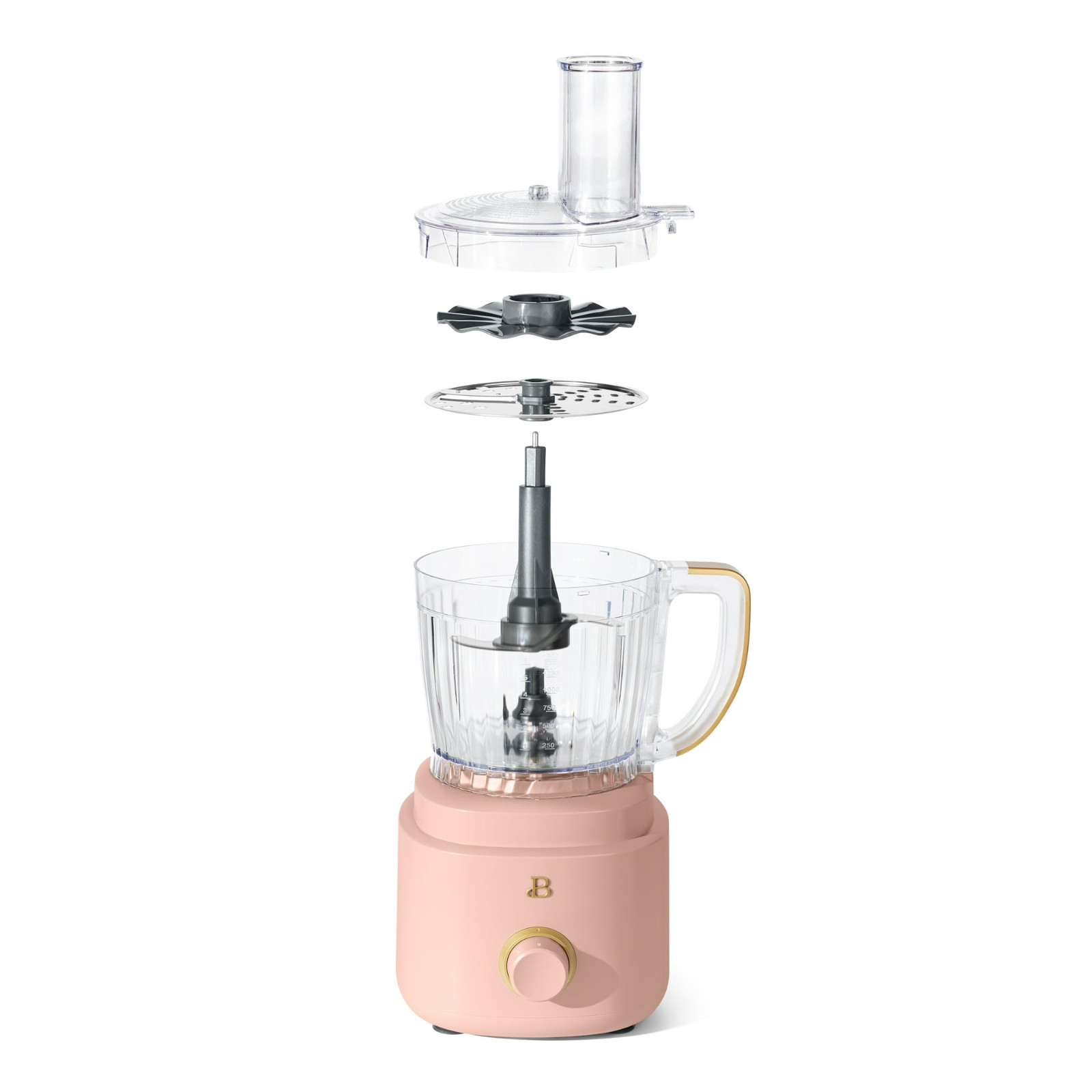 Beautiful 10-Cup Food Processor with Accessories, Rose by Drew Barrymore New!
