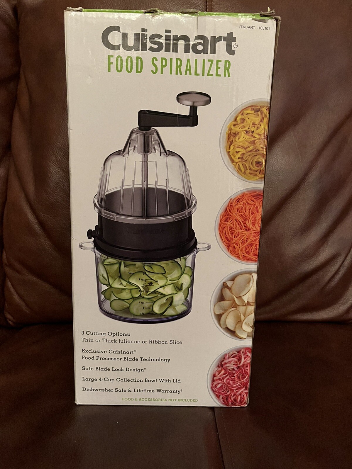 Cuisinart Food Spiralizer (New in Box) 4 Cup Bowl w/Lid, Dishwasher Safe