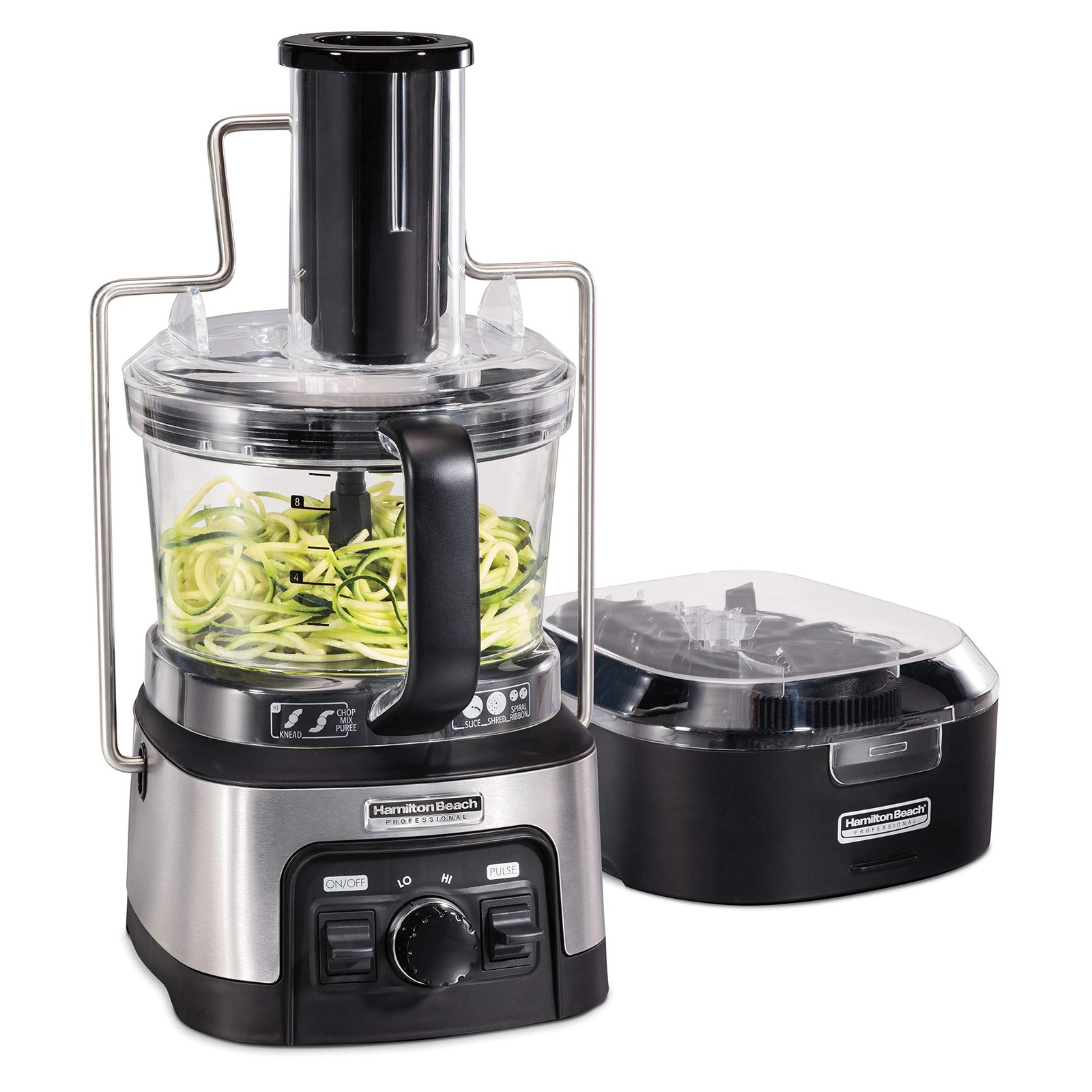 Stack & Snap Food Processor & Veggie Spiralizer for Slicing, Shredding and Kn…