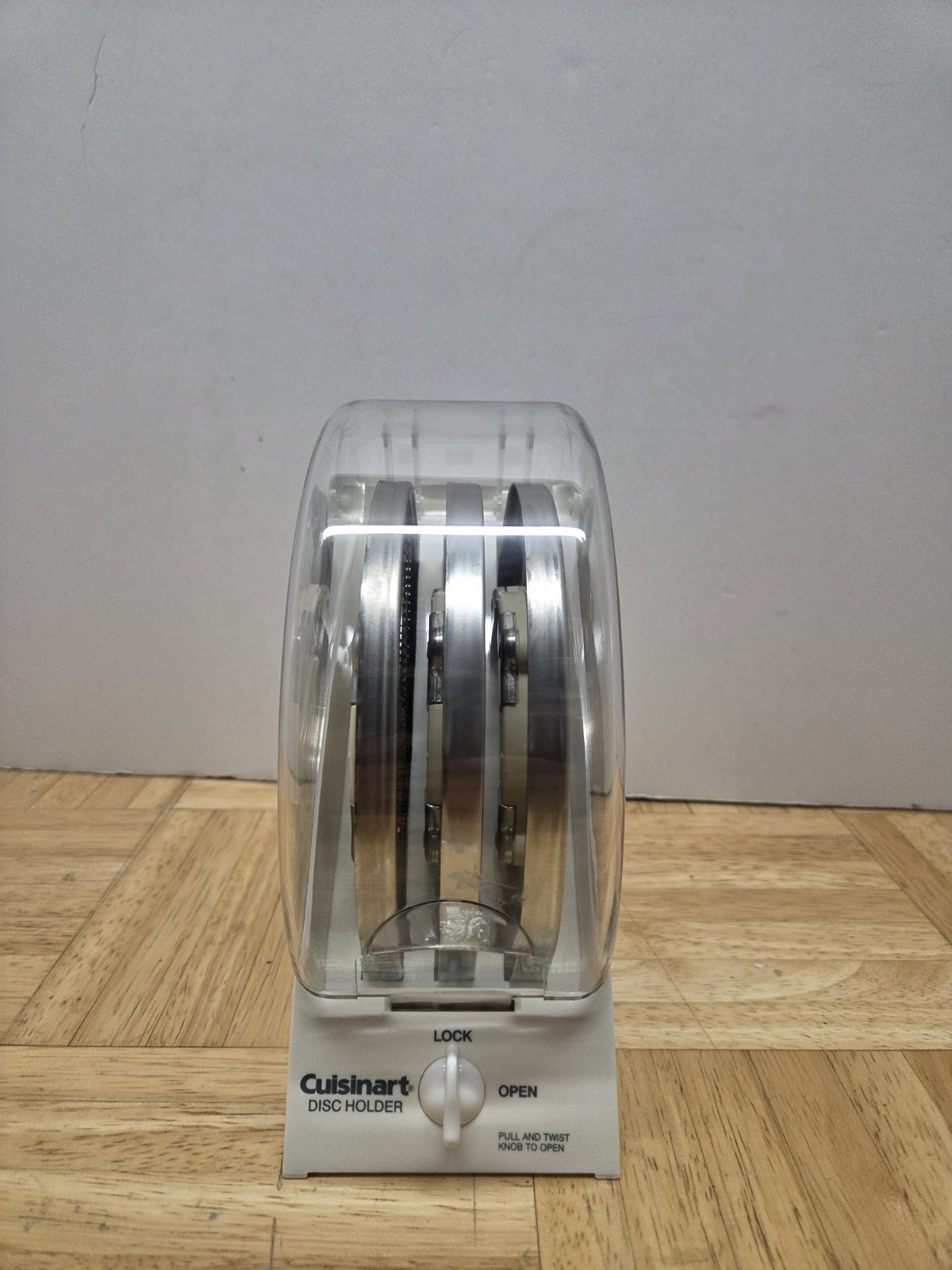Cuisinart Custom Prep 11 Food Processor 3 Disc Blade Set w/ DH-4 Disc Holder