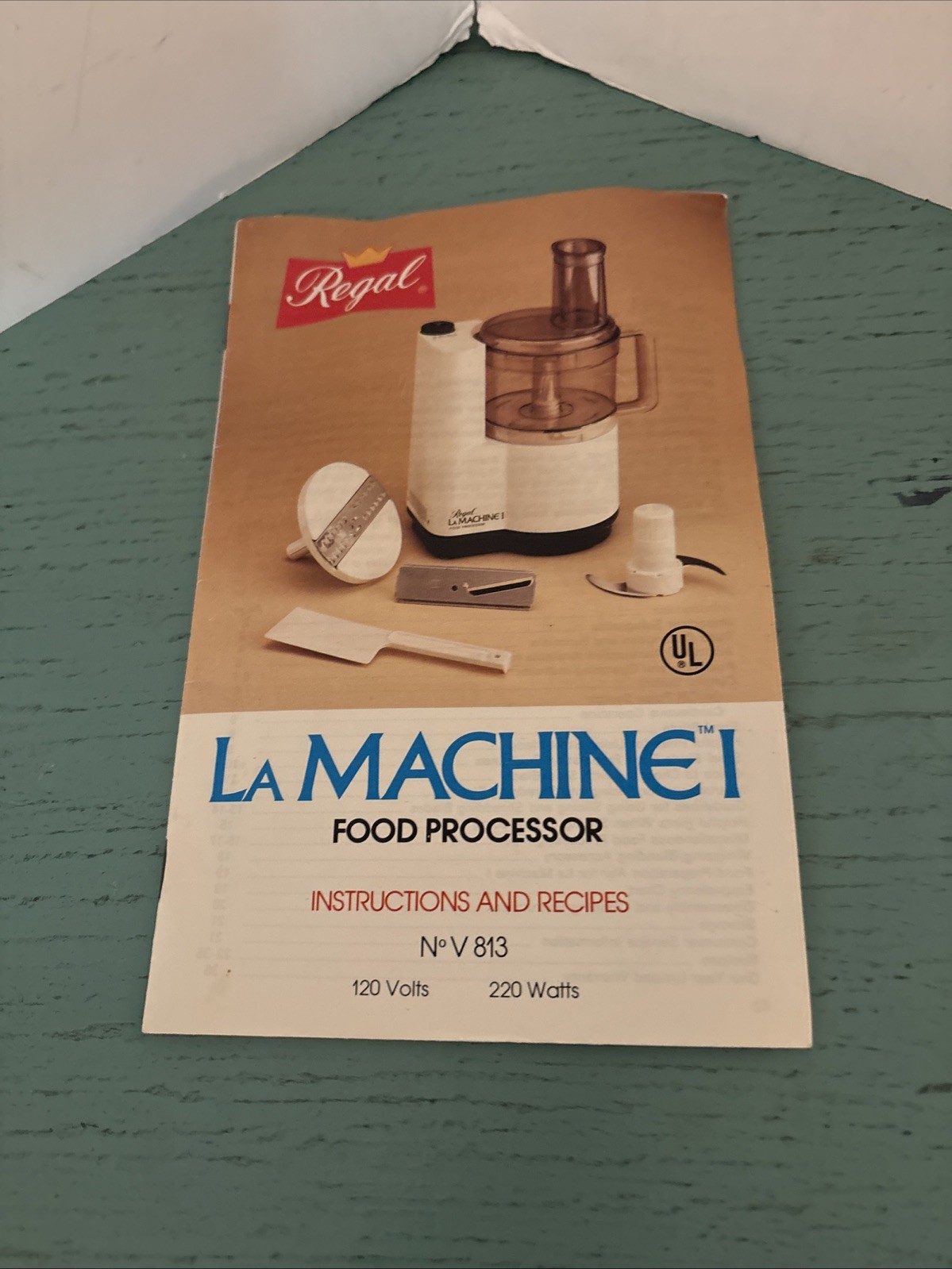 VTG PARTS Regal La Machine V813 – Manual, Disc, 2 Slice/Shred Blades, Extender