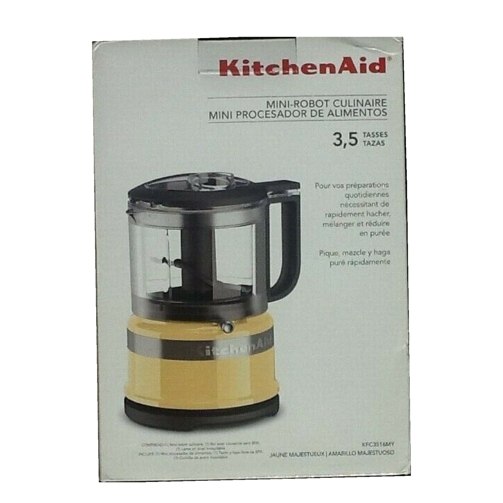 Collectible color MAJESTIC YELLOW KitchenAid 3.5-Cup Food Chopper (Processor)