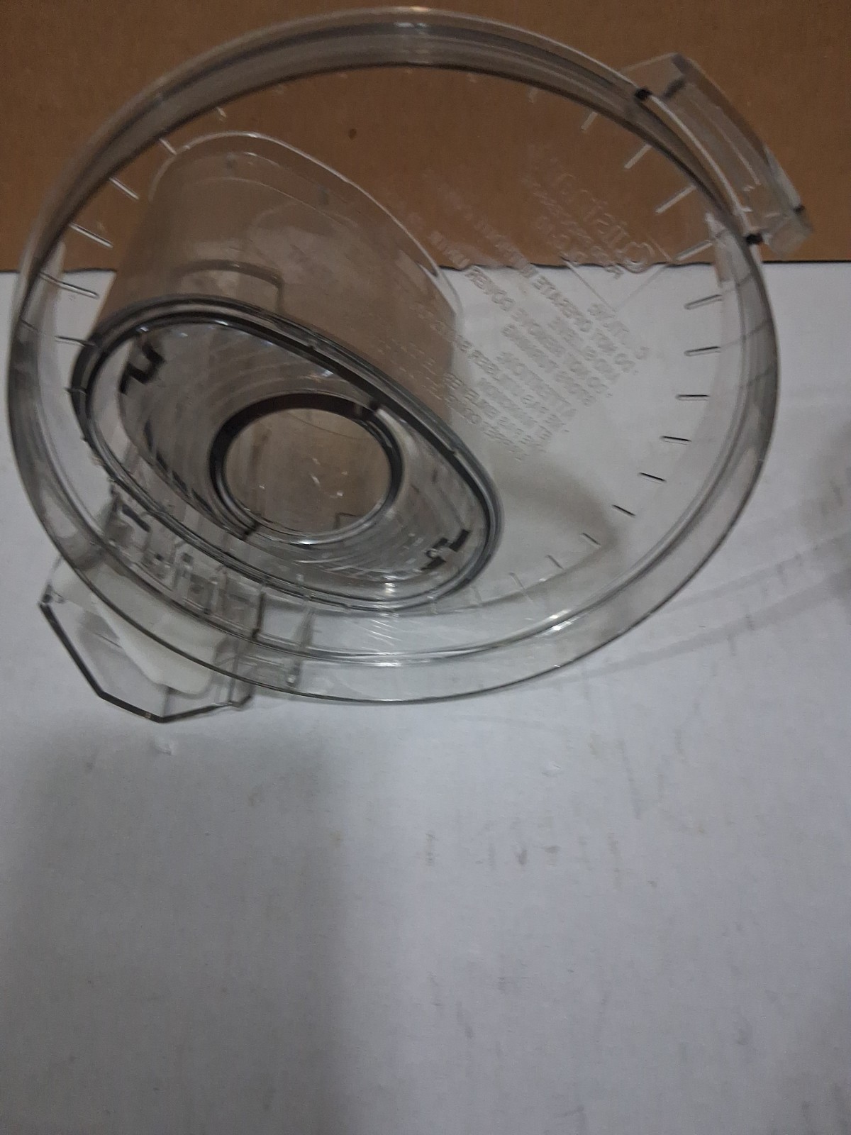 Cuisinart Classic Food Processor Work Bowl DLC-10 (118BGTX) w Lid NO Stuffer!
