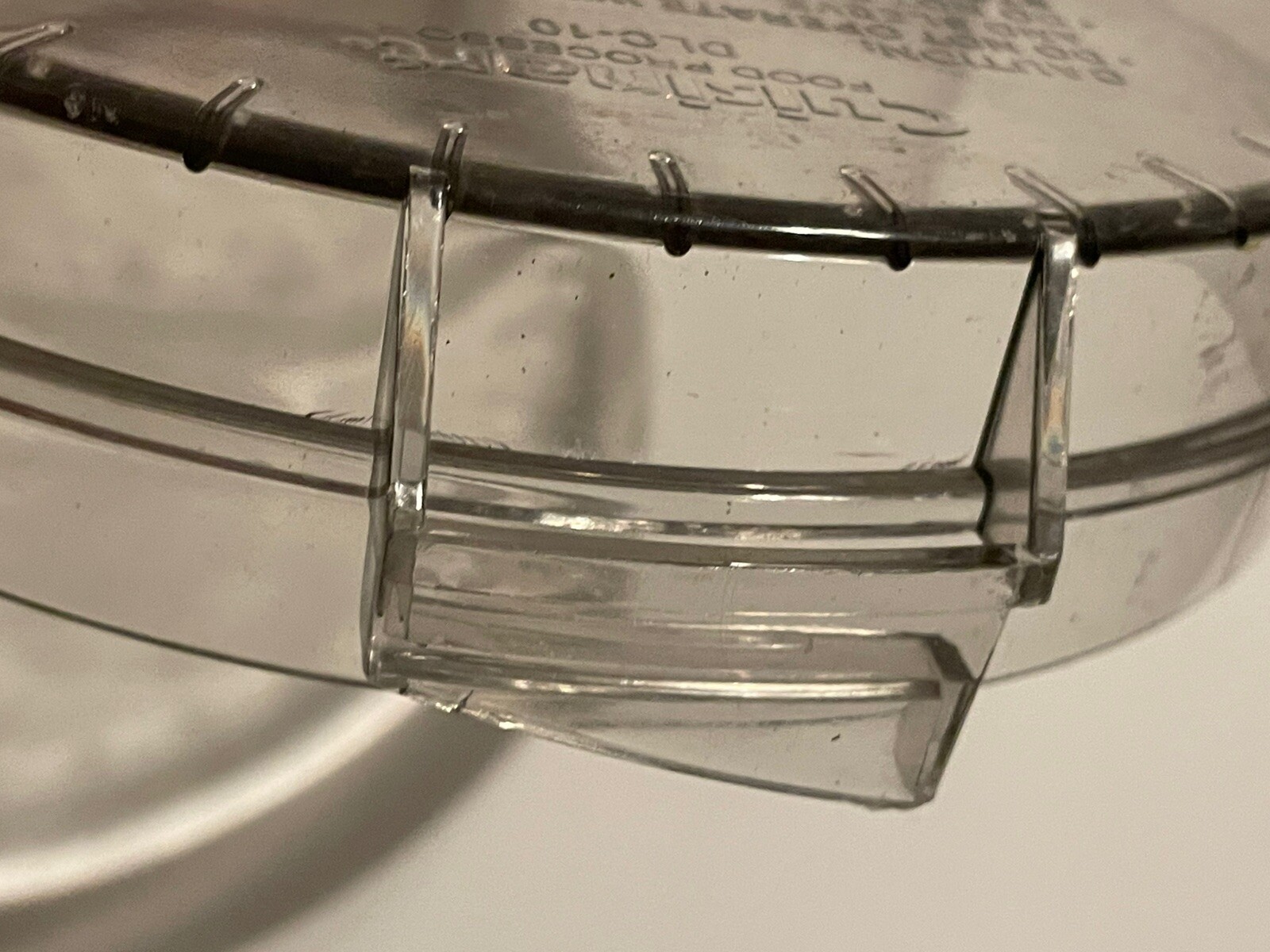 Cuisinart DLC-10 Food Processor Lid DLC-117BGTX / DLC-118BGTX – NO PUSHER