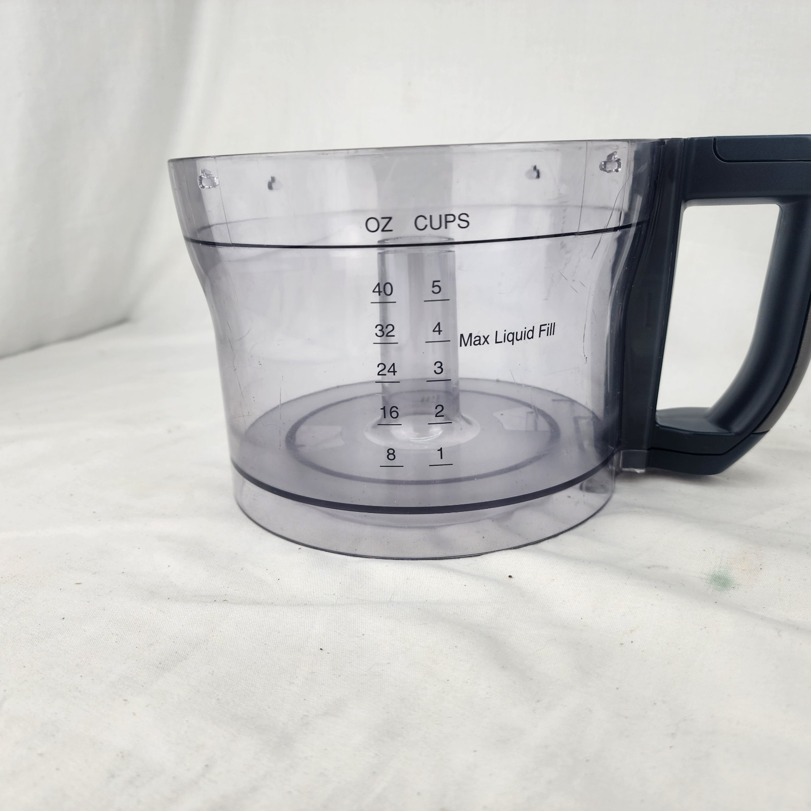 Cuisinart 5-Cup Food Processor FP-8 Clear Work Bowl, Lid, & Chopper Blade Lot