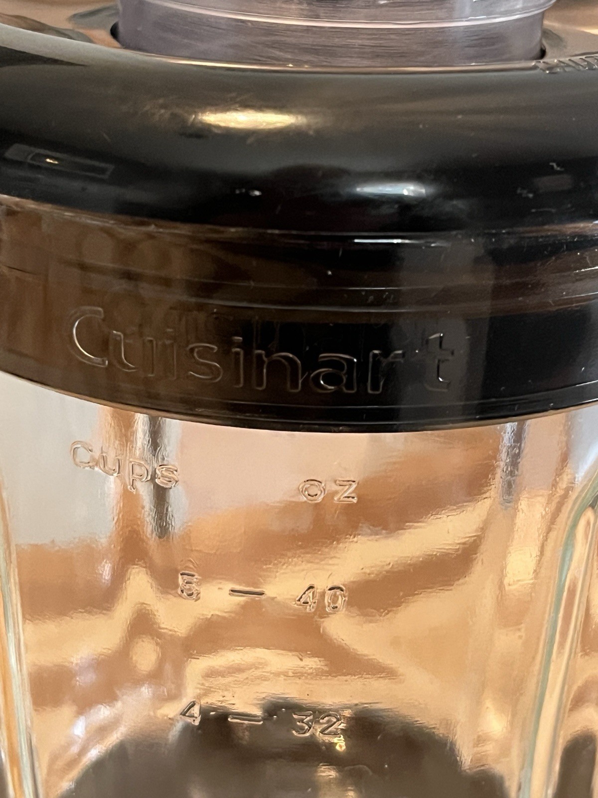 Cuisinart Smart Power Duet Processor Blender Glass Pitcher 48oz BFP-703CH Black