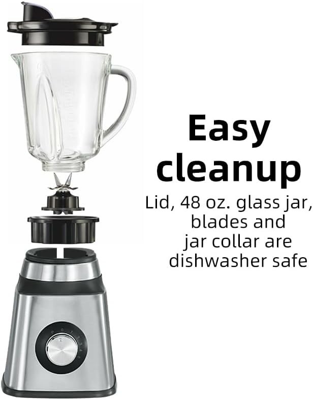 Food Processor & Vegetable Chopper double-head mixing，6 Cups，Metal