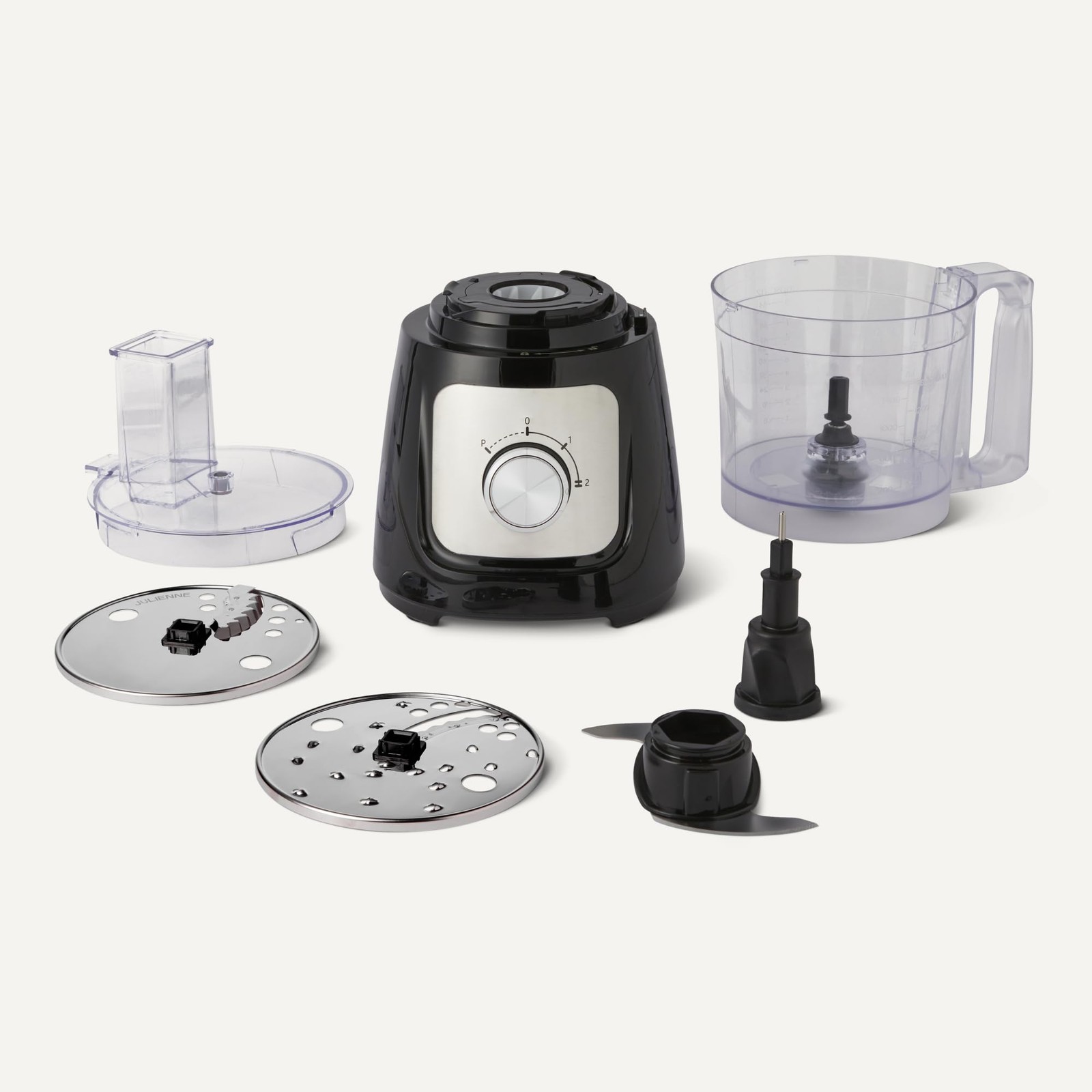 Amazon Basics Food Processor and Vegetable Chopper, 10 Cup Bowl, 2-Speed, 500 Wa