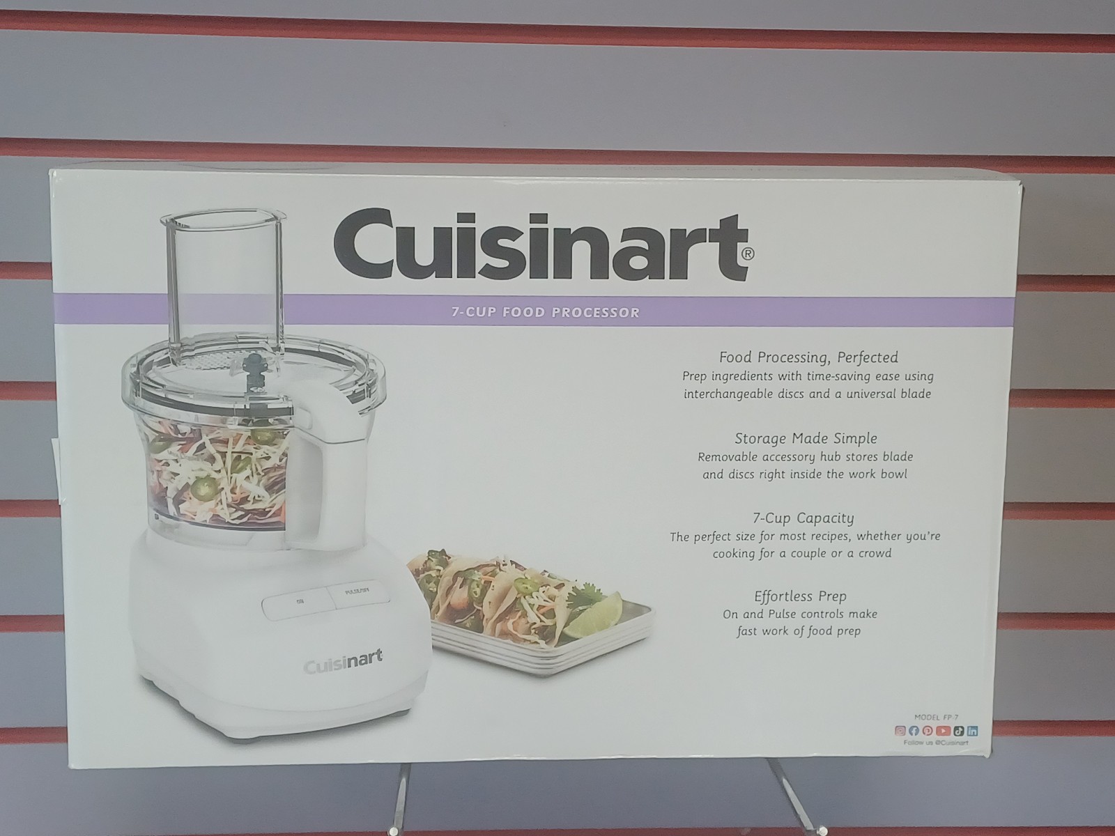 Cuisinart 7-Cup Food Processor FP-7 ~ Brand New