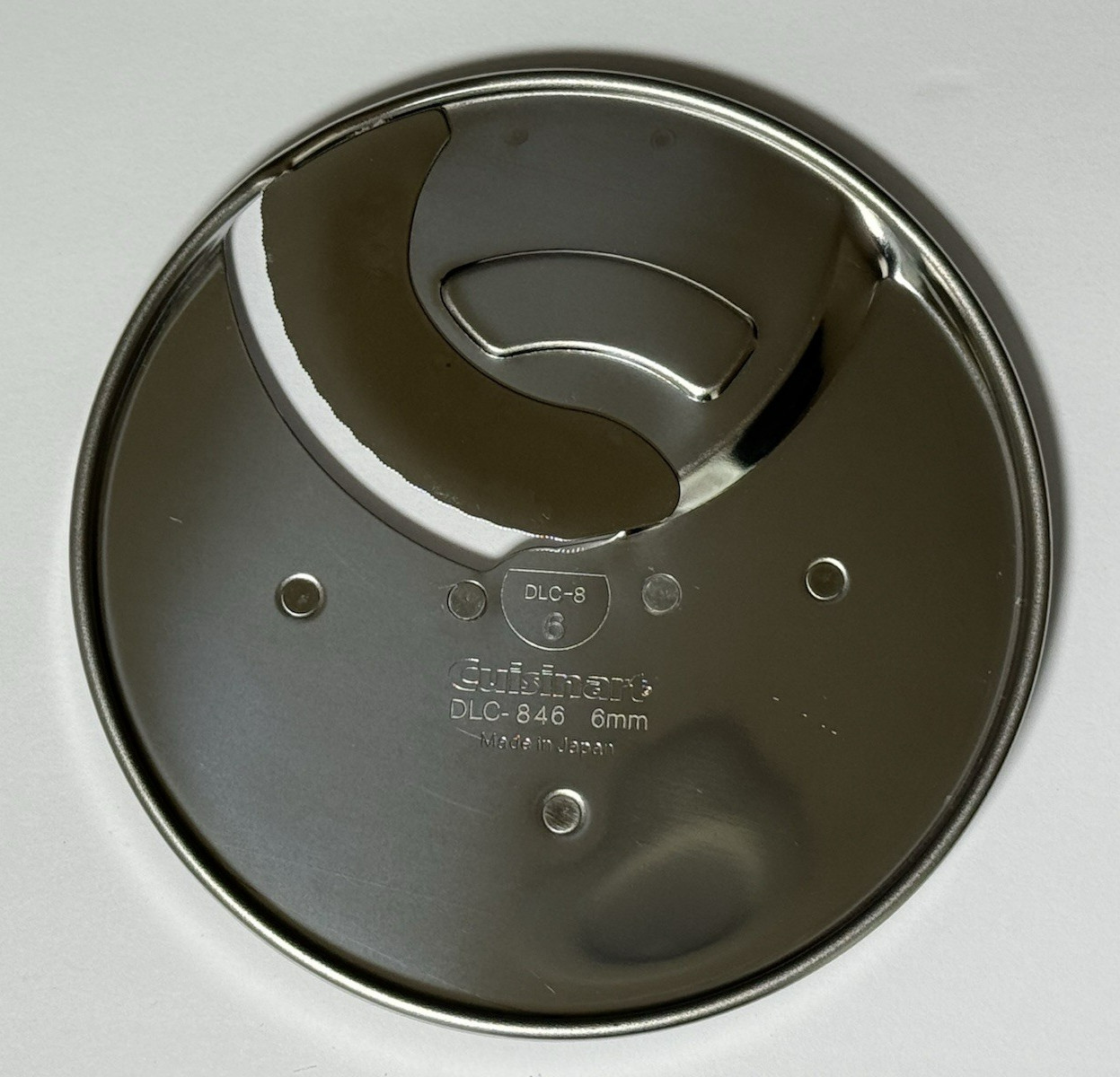 Vintage Cuisinart DLC-8 (7) Disc Set & Holder Made Japan DLC-834 837 836