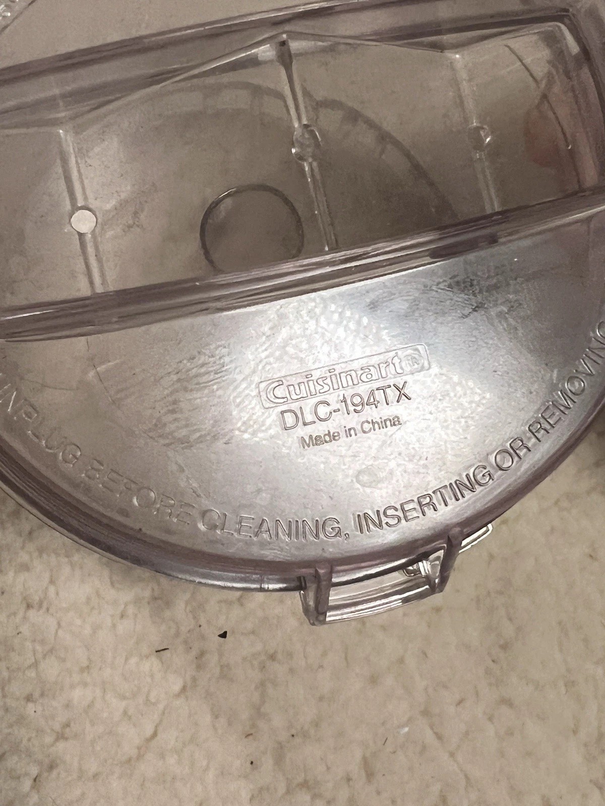 Cuisinart Mini-Prep Plus DLC-1TX Replacement Lid DLC-194TX & Bowl DLC-191TX