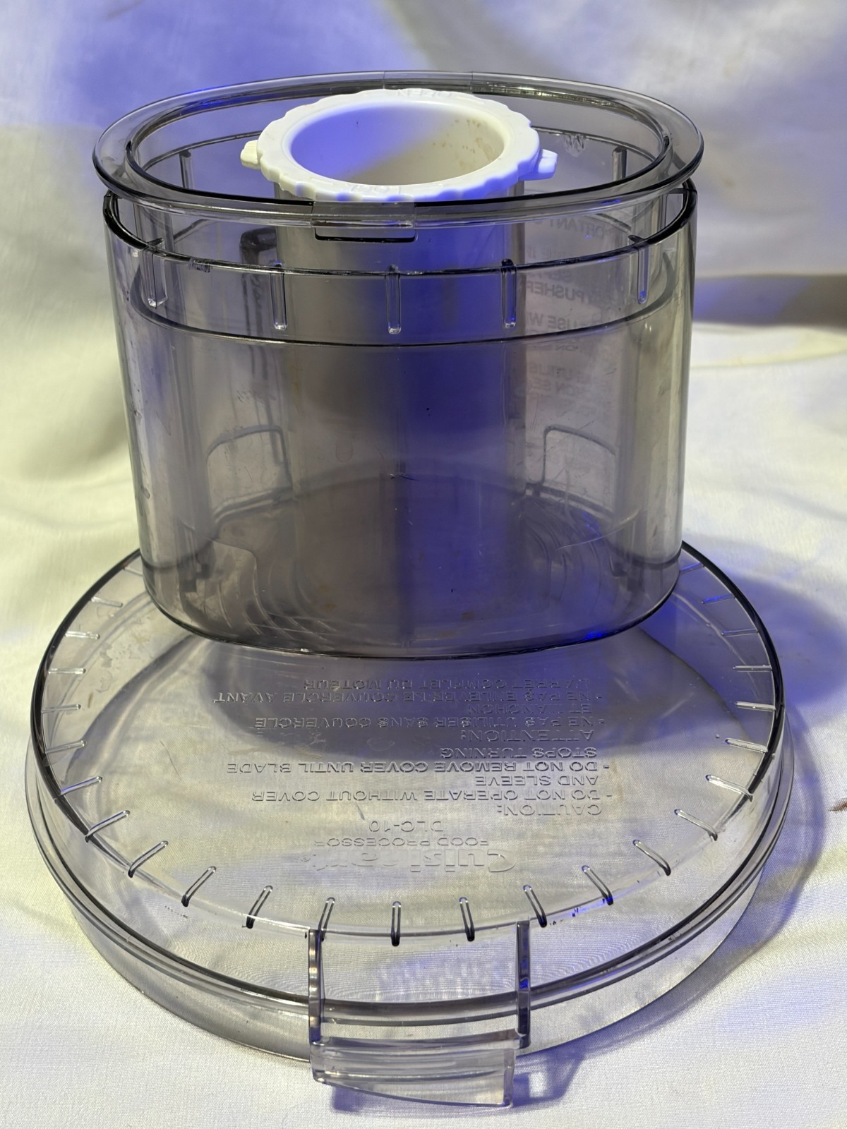 Cuisinart Pro Classic DLC-10 DLC-118BGTX 7 Cup Lid + Chute + Pusher