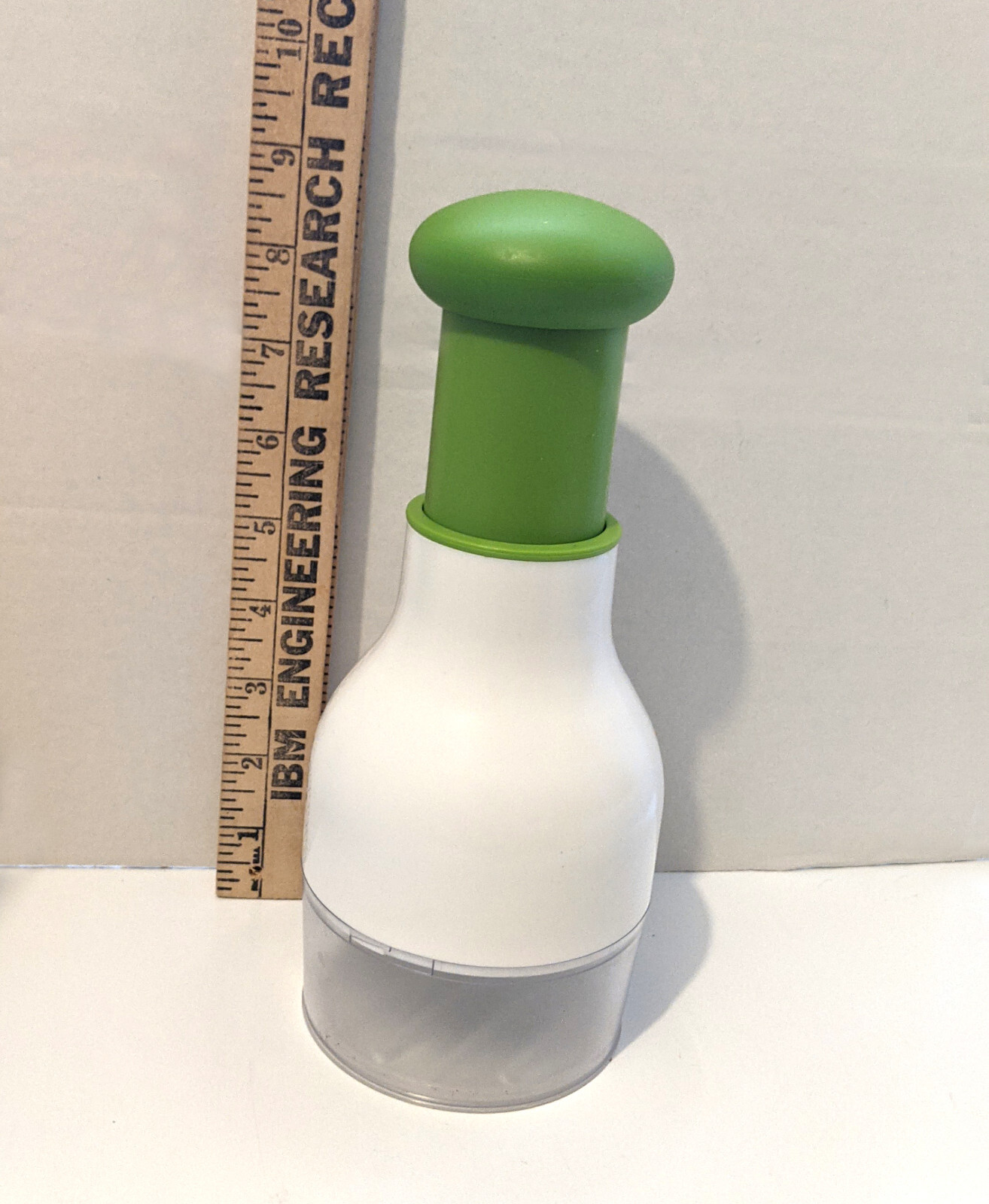 Food Chopper Vegetable Hand Nut Portable Kitchen Tools Green & White
