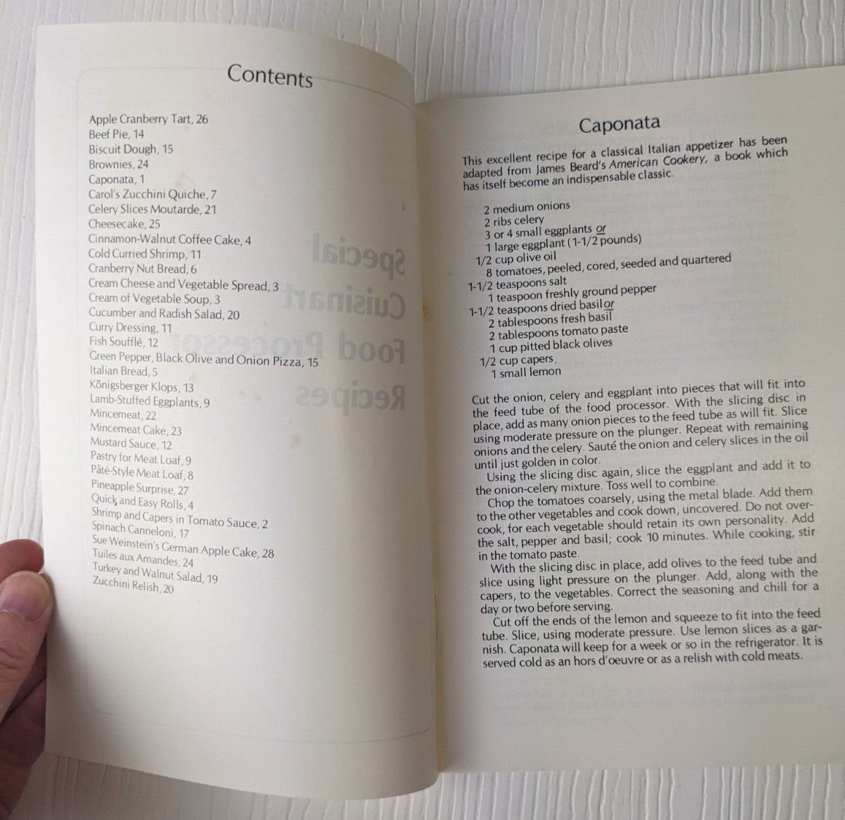 Special Cuisinart Food Processor Recipes DLC-8E + Recipe Booklet 28 Pg 1976 1979
