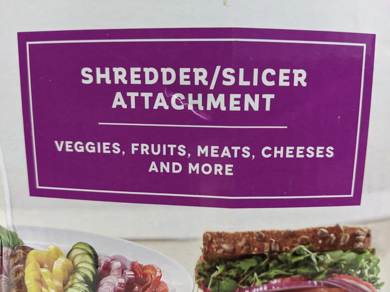 Veggie Bullet 6 Piece Shredder Slicer Attachment NO BLENDER