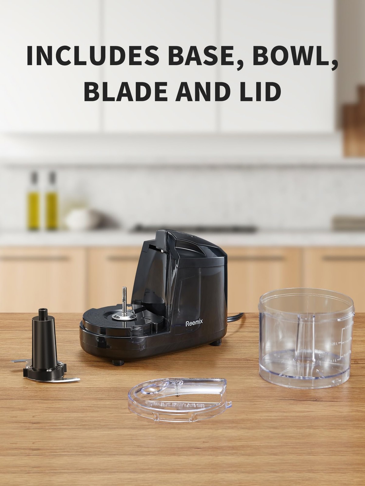 1.5-Cup One-Touch Electric Food Chopper, 100W Mini Food Processor Meat Grinde…