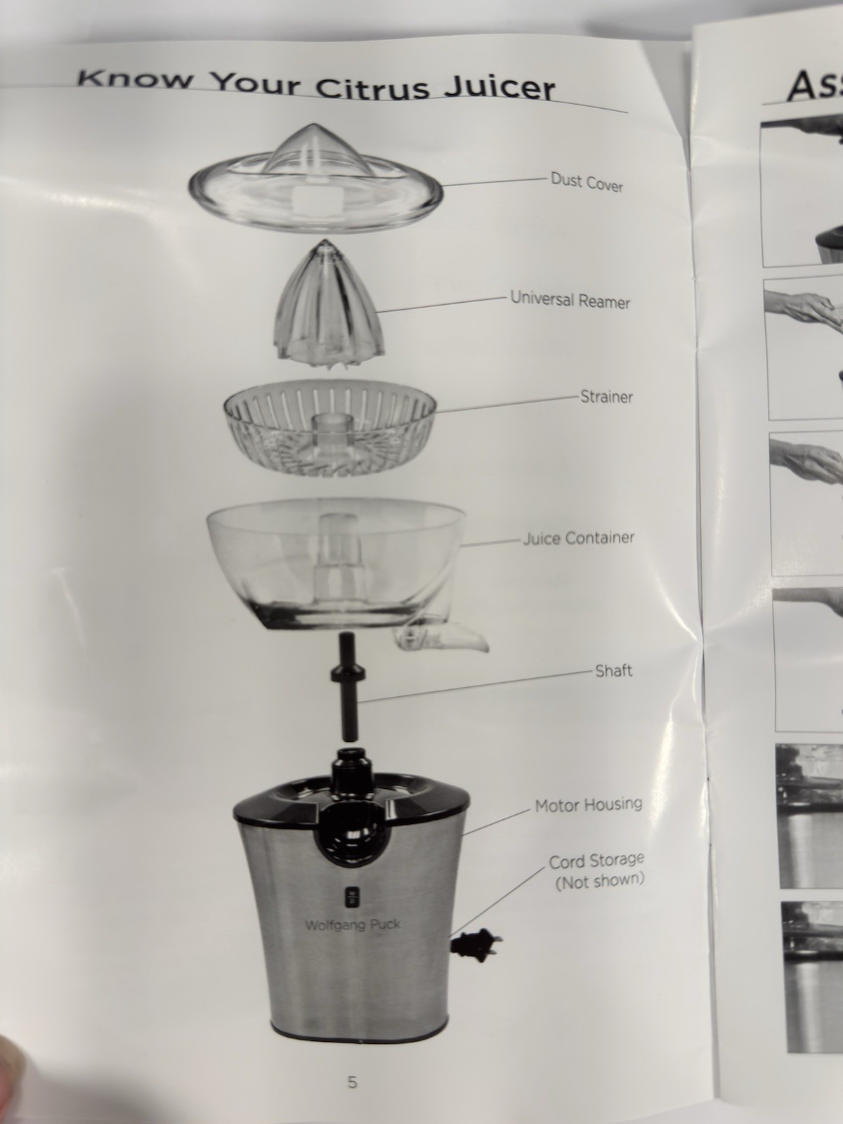 Wolfgang Puck Stainless Steel Electric Citrus Juicer