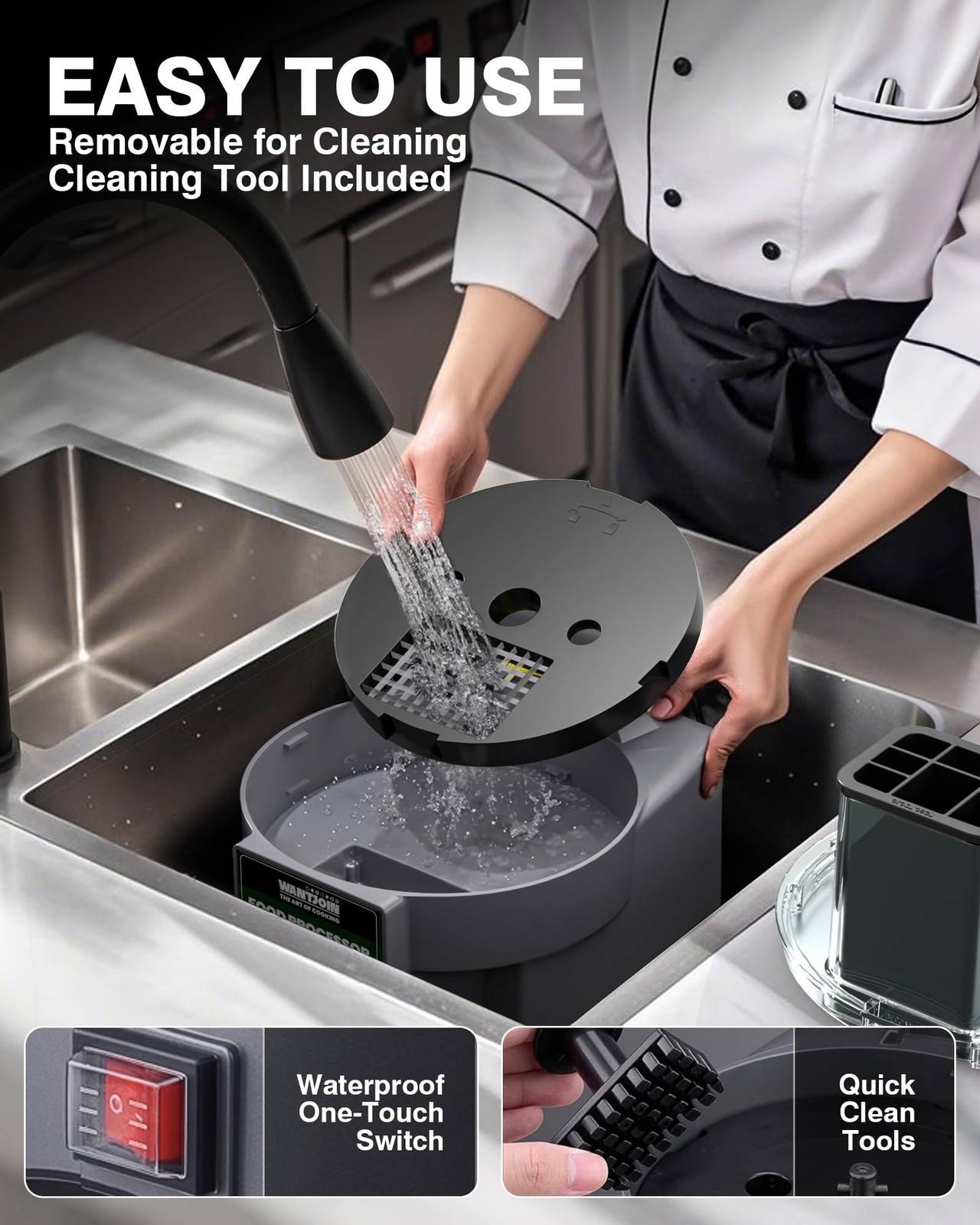 5 in 1 Electric Vegetable Chopper – Multifunctional Commercial Food Processor…
