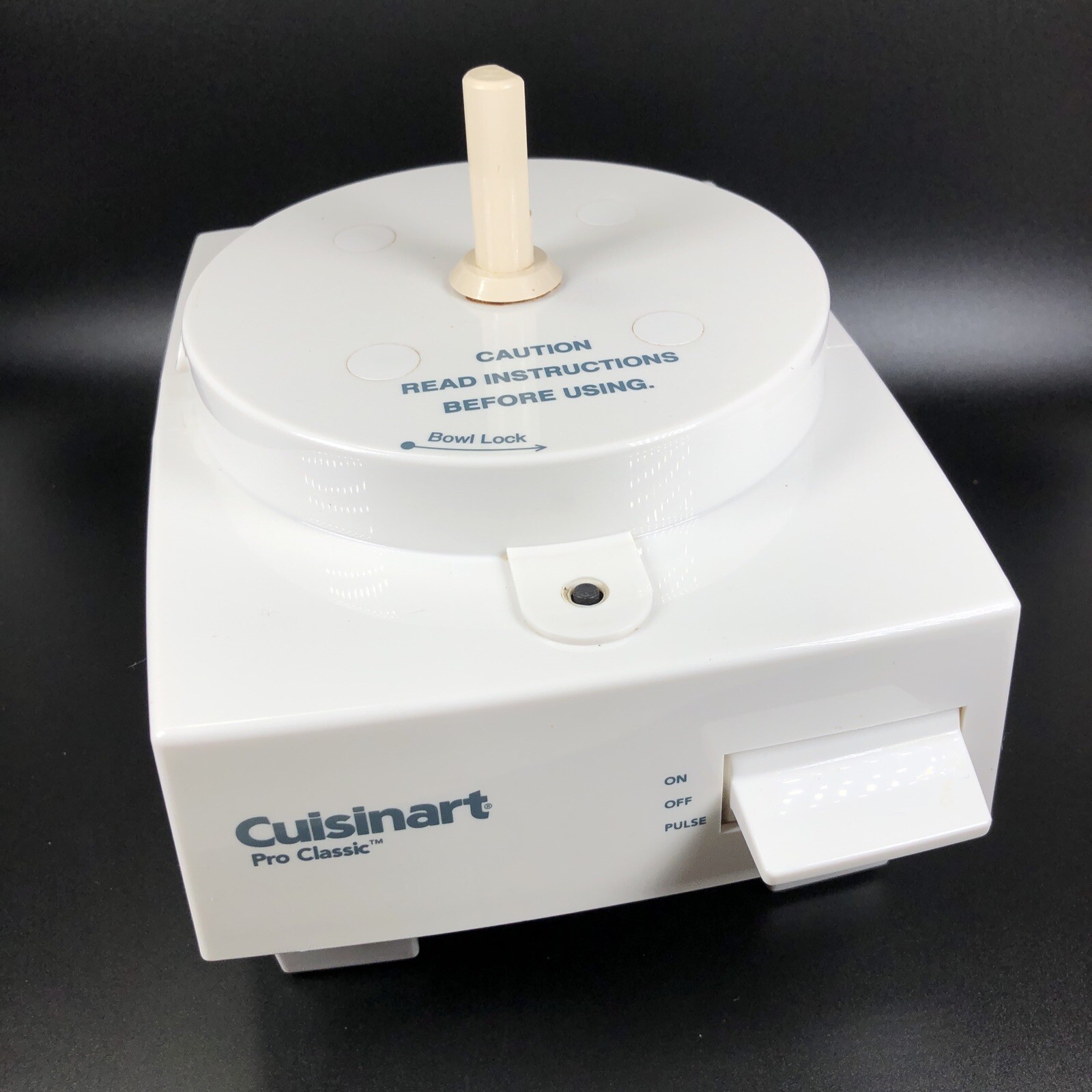 Cuisinart Pro Classic White DLC-10S TX Type 25 Food Processor Motor Base Tested