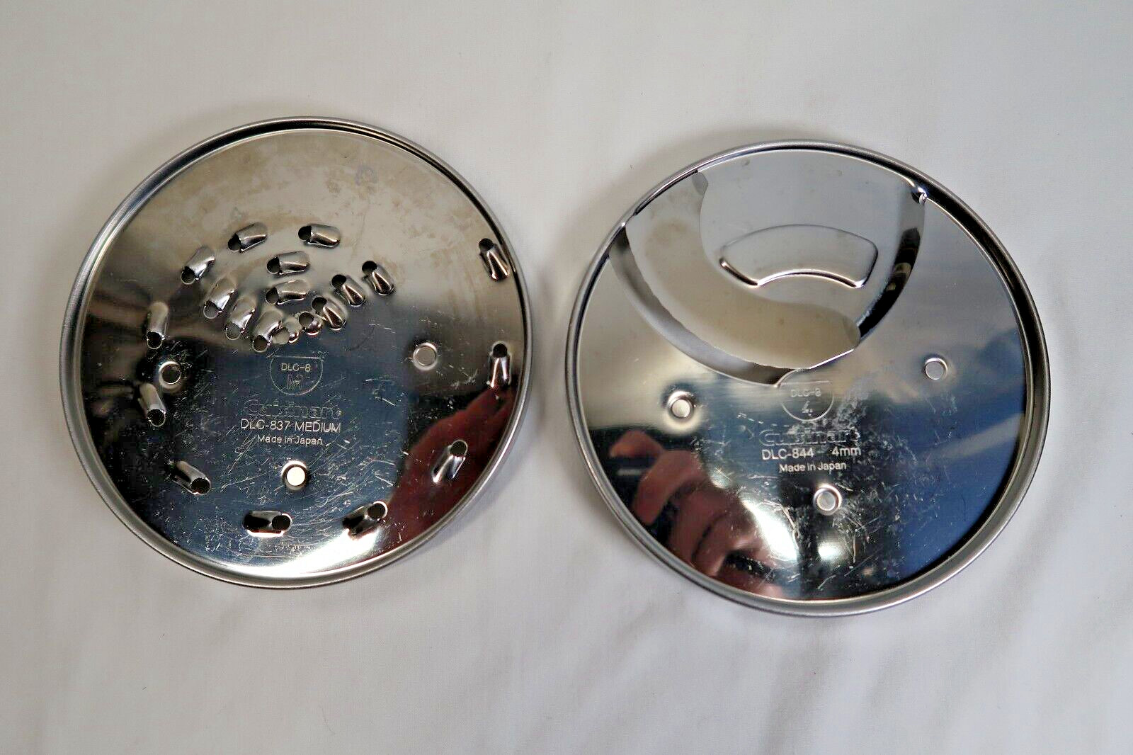 CUISINART Pro Custom 11 Shredding Slice Discs DLC- 837 / 844 Lot of 2