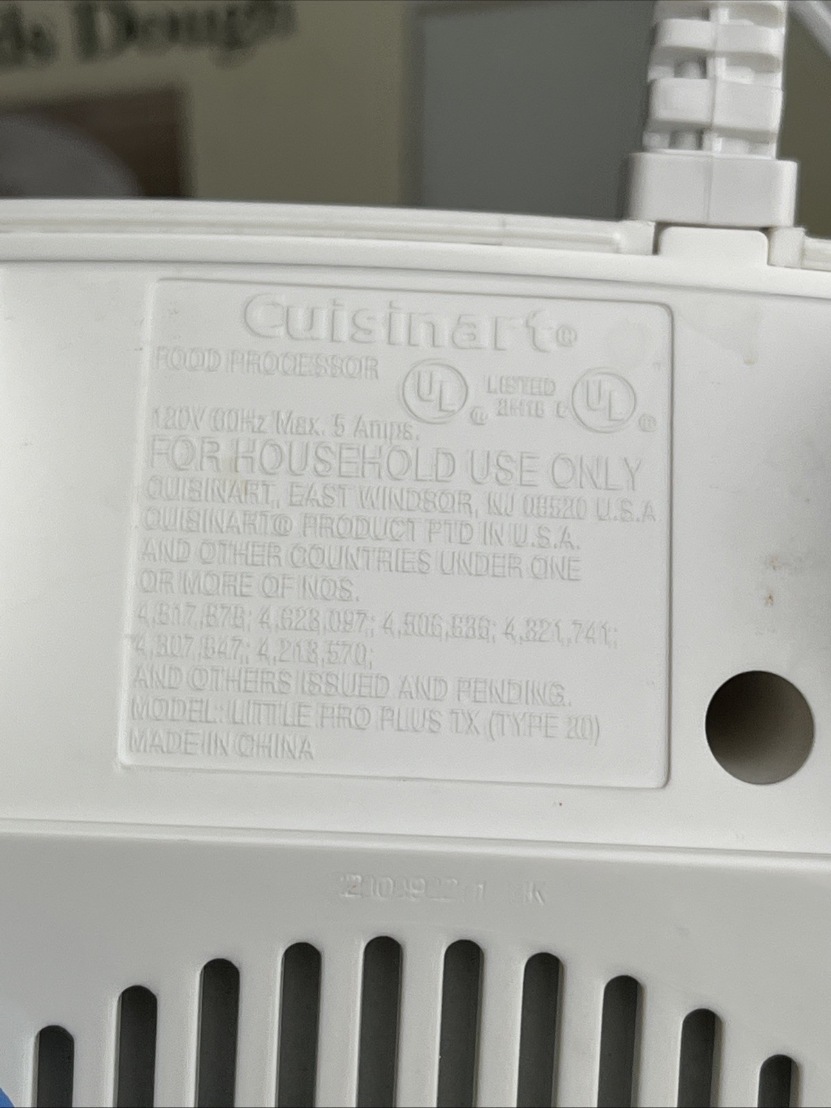 Cuisinart Little Pro Plus Food Processor Motor Base Only w/ Box – WORKS SEE VID