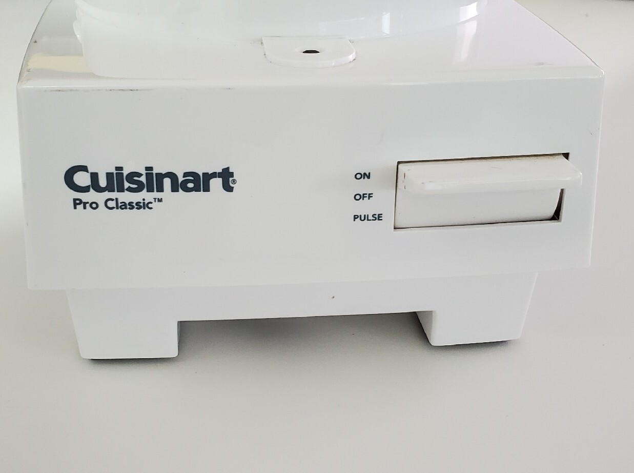 working Cuisinart Pro Classic DLC-10S Food Processor 120V 5A electric motor