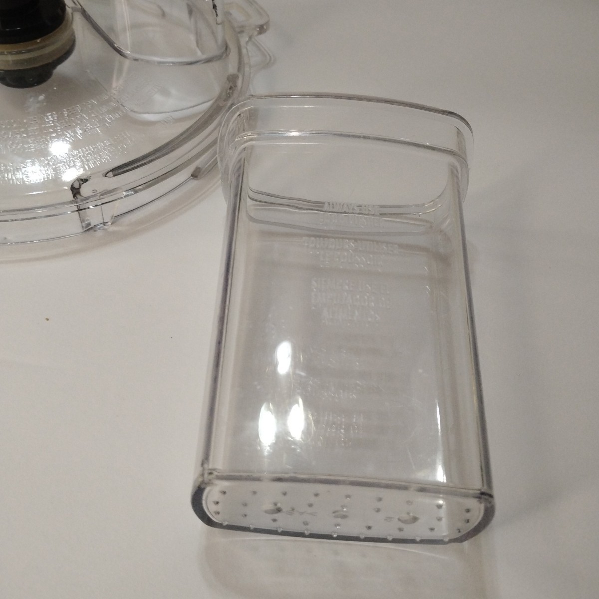 Hamilton Beach 70730 Food Processor Work Bowl Lid Has Crack But Usable With…
