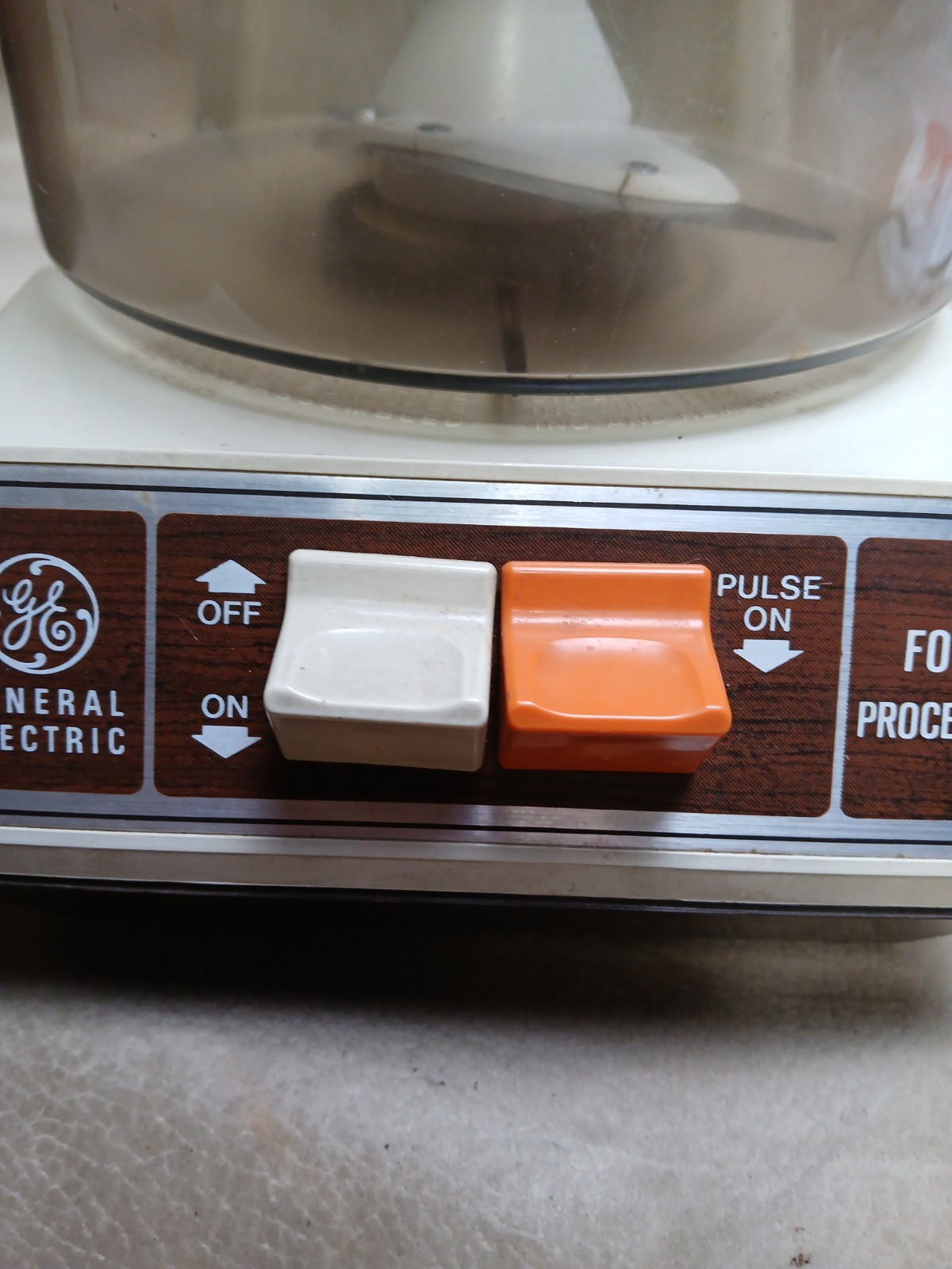 Vintage GE General Electric Food Processor w/ Blades Attachments Tested