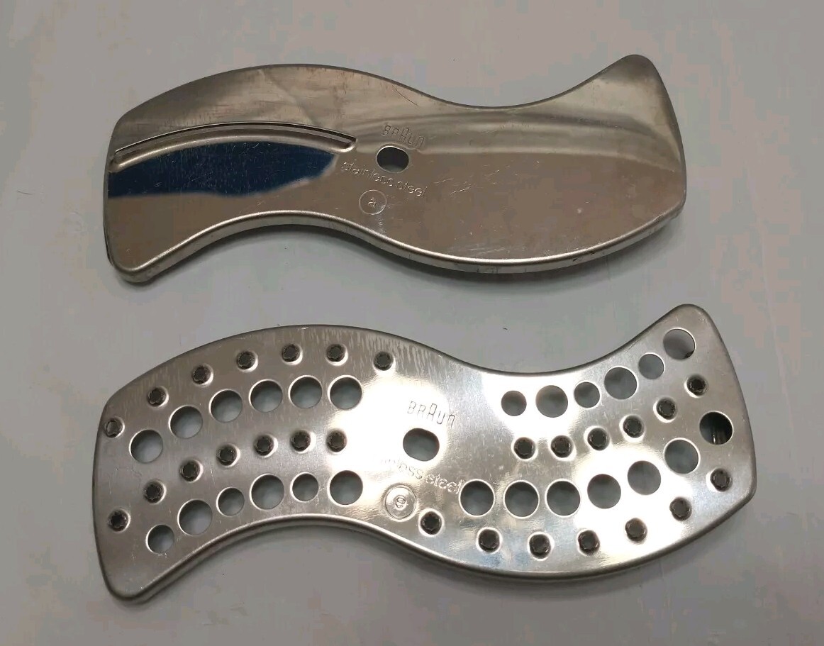 Genuine Braun Combimax 650 Blades Set Stainless Steel Fits K750 K650 (Set Of 2)