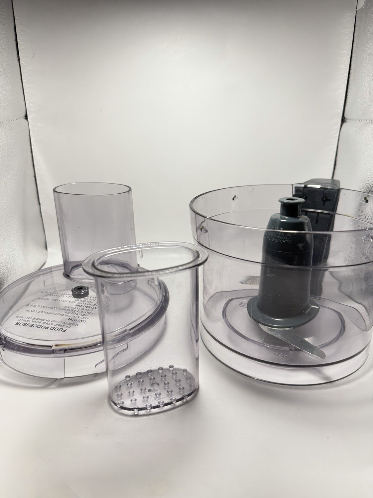 Cuisinart 8-Cup Food Processor 40oz FP-8SVWB Work Bowl FP-8WBC Lid FP-8CB Blade