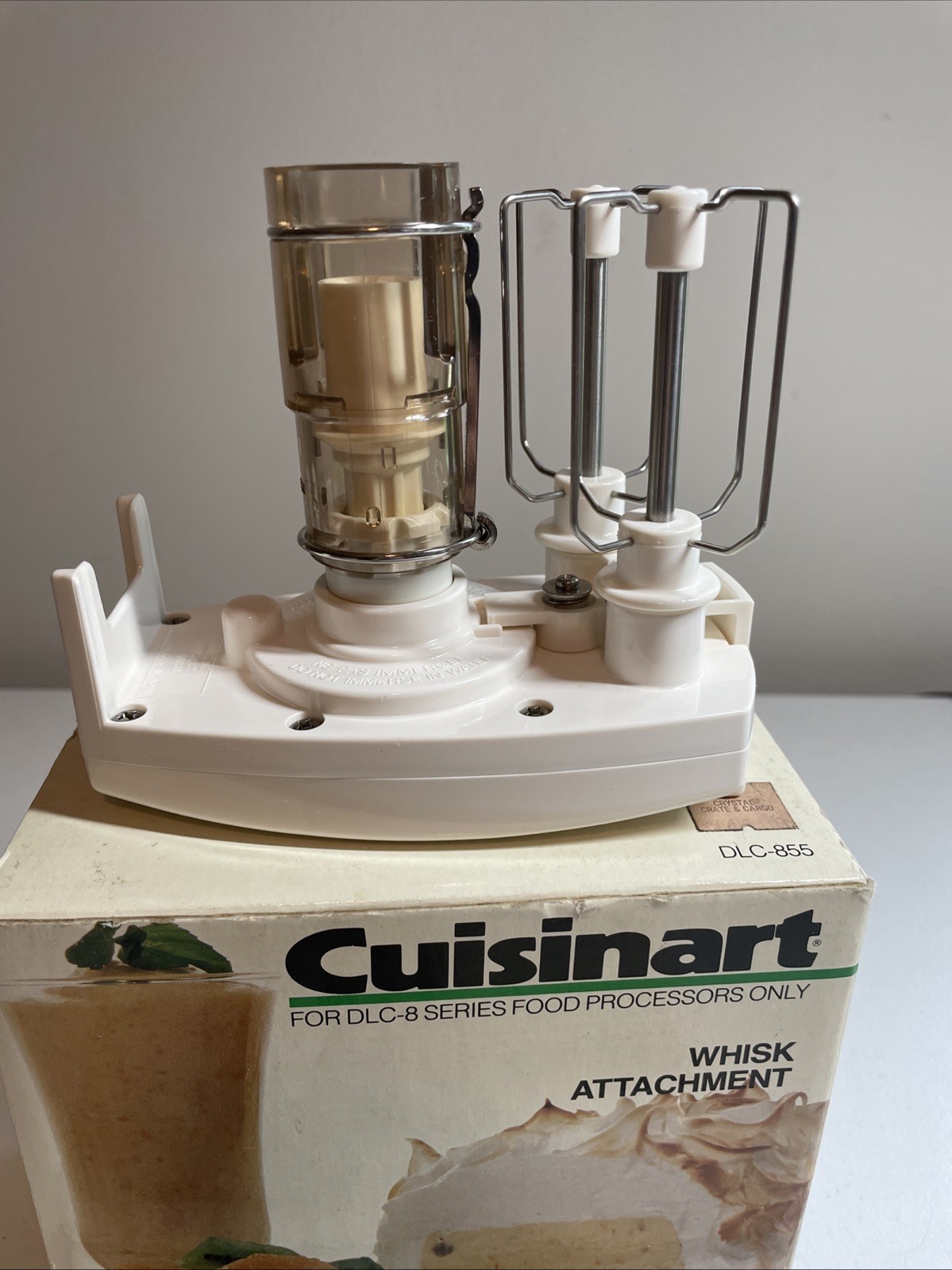 New Cuisinart Whisk Attachment DLC-855 Custom 8 Series Food Processors