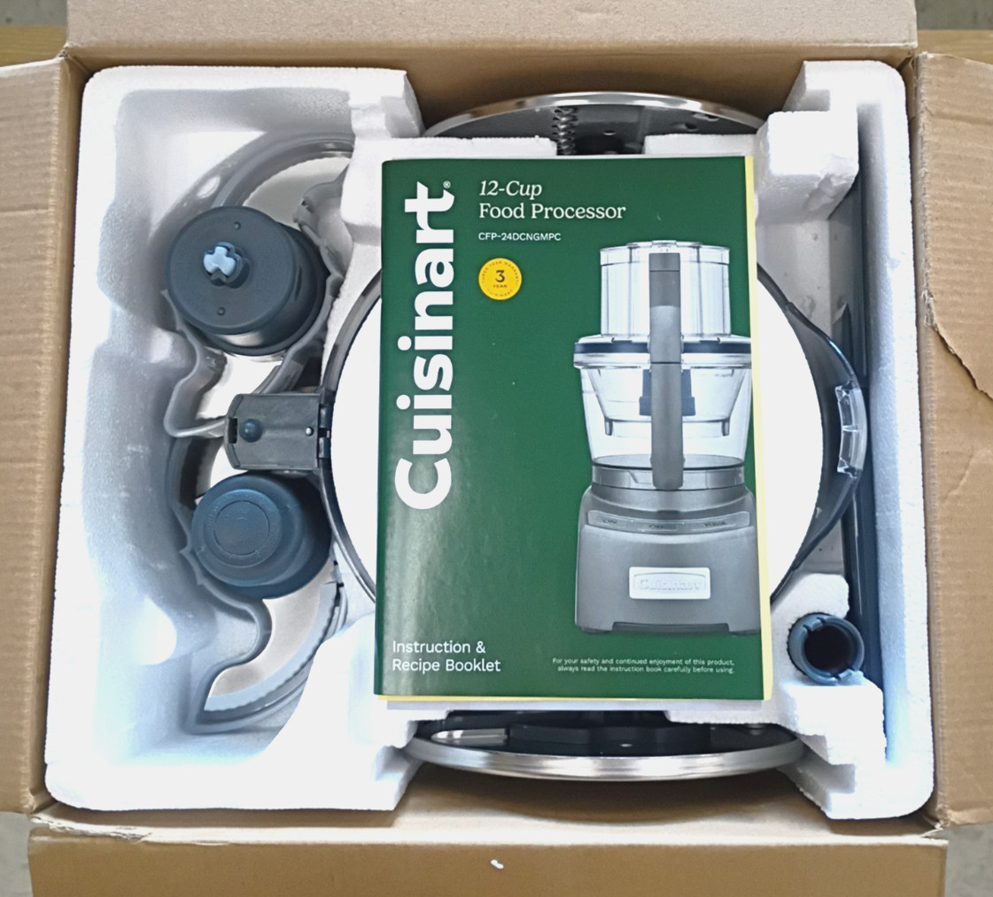 Cuisinart 12-Cup Die Cast Food Processor CFP-24DCNGMPC BPA Free 1000 Watt NEW