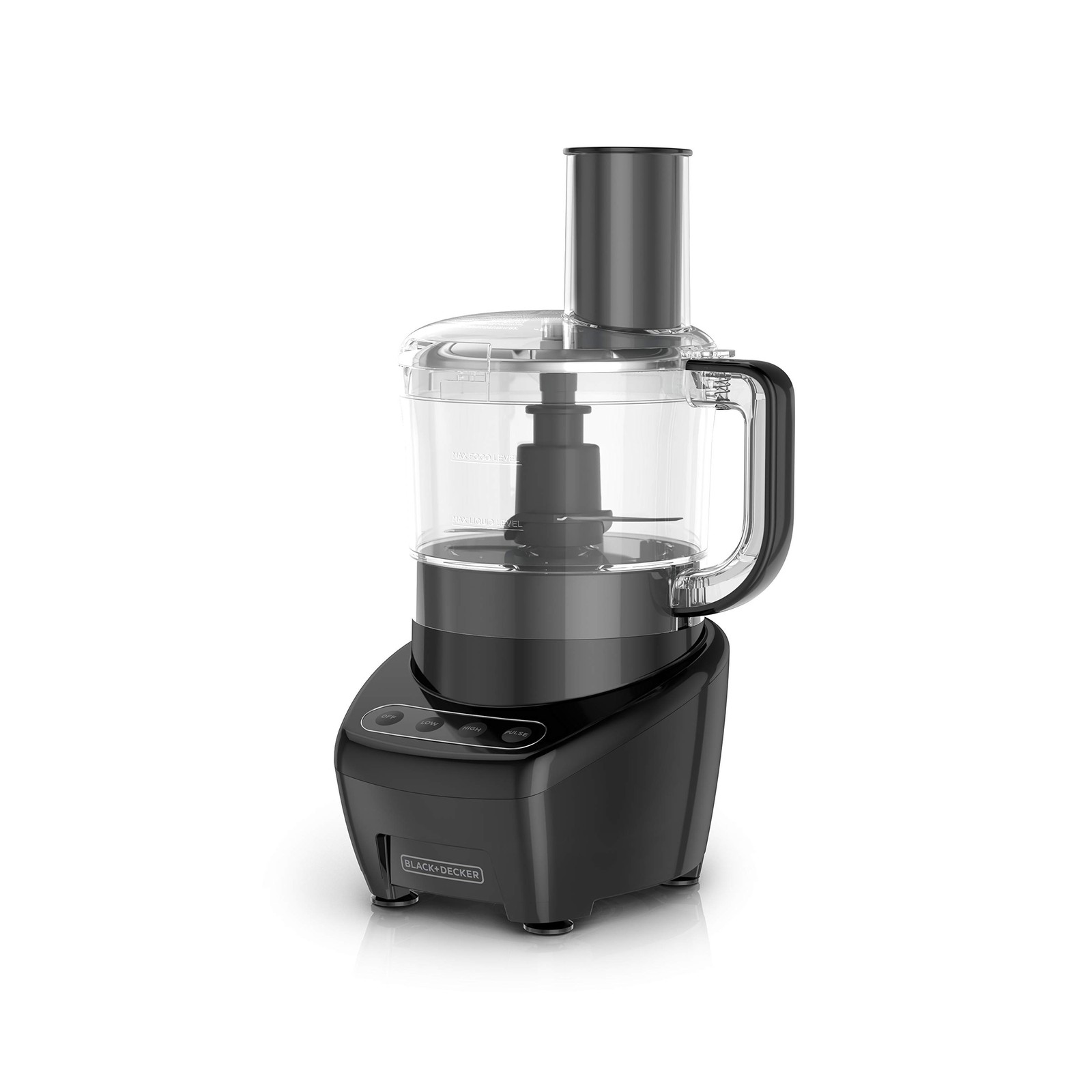 BLACK+DECKER 3-in-1 Easy Assembly 8-Cup Food Processor, Stainless Steel S-Bla…