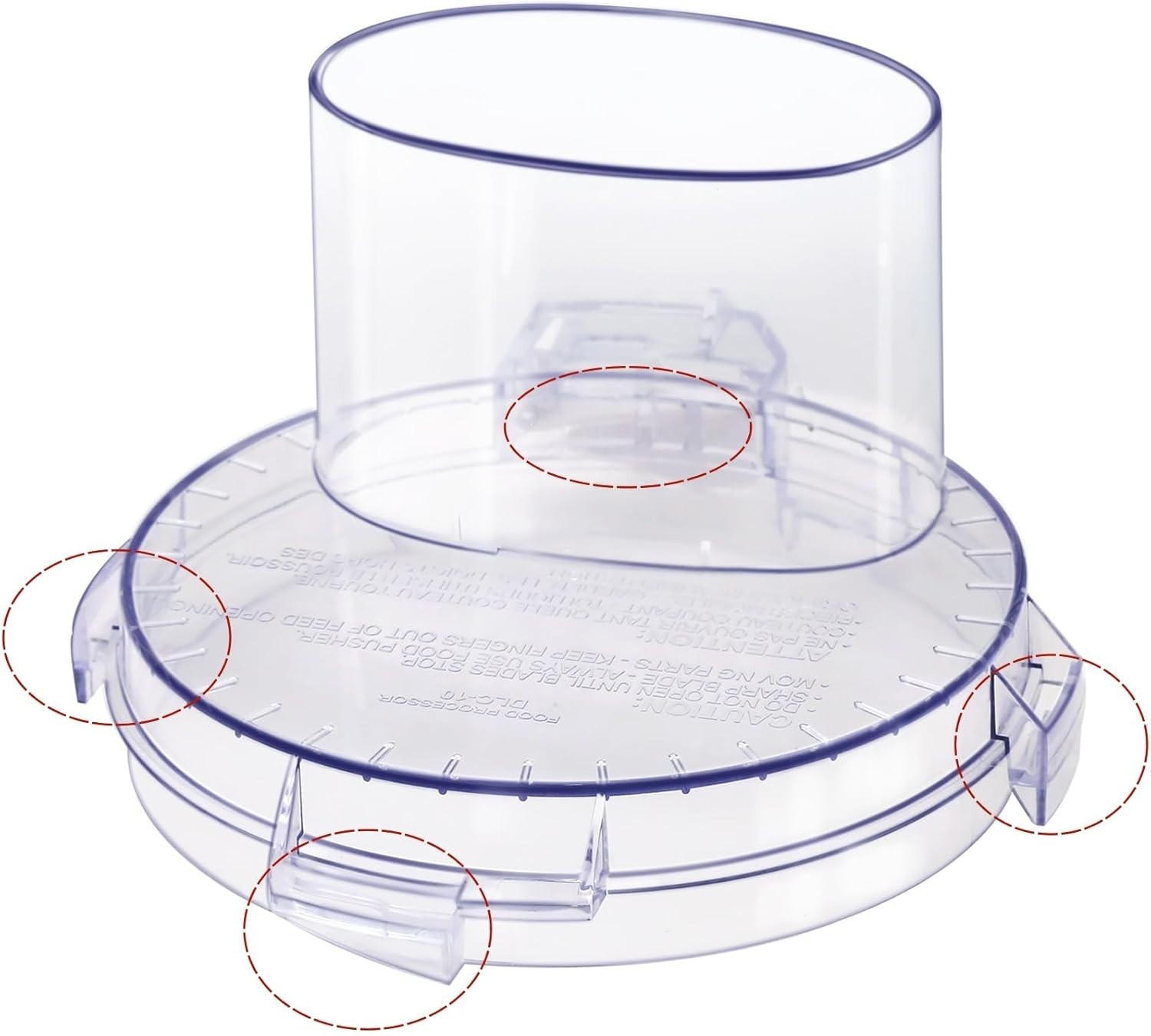 DLC-10 Series Work Bowl Cover 7-Cup DLC-117BGTXT-1 Food Processor Replacement…
