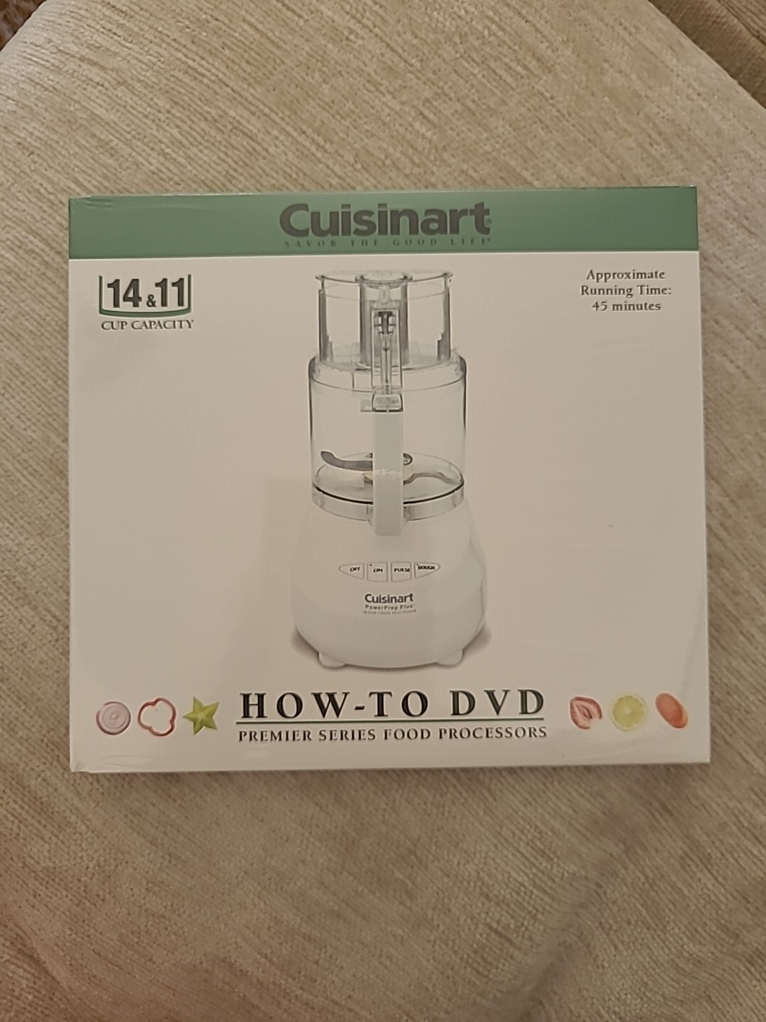 Cuisinart 11 & 14 Cup Instructional DVD New