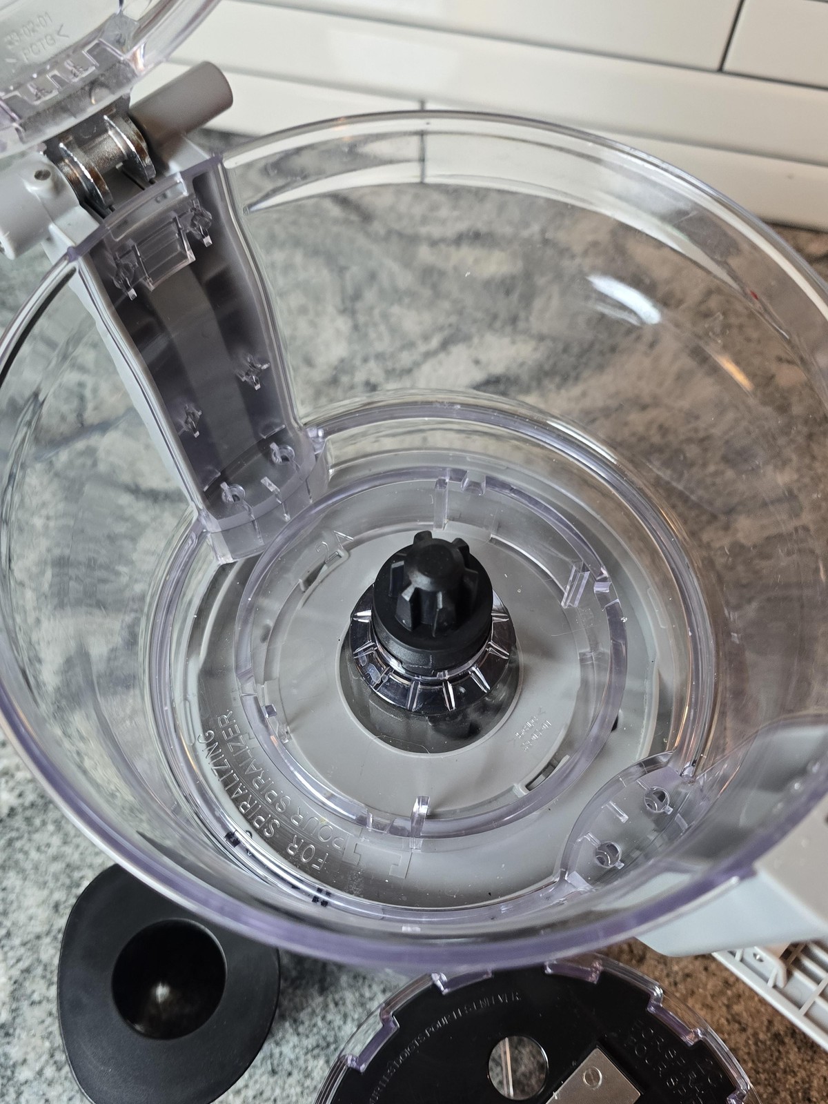 Magic Bullet Veggie Bullet Food Processor Silver Motor Base Bowl Lid Pusher
