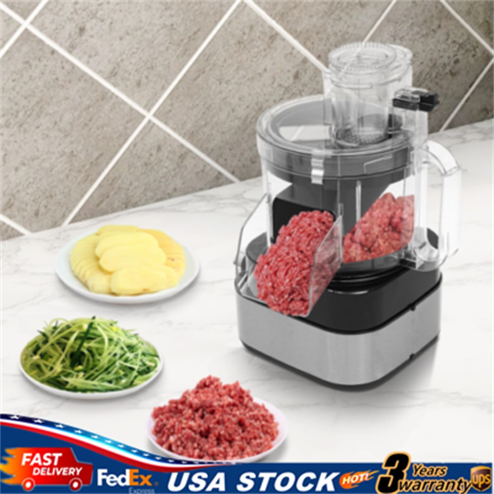 110V Electric Food Processor Vegetable Chopper Grinder Machine Commercial Home