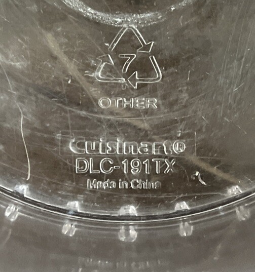 Cuisinart Mini-Prep Food Processor 2.6-Cup DLC-1SS Replacement Bowl-DLC-191TX