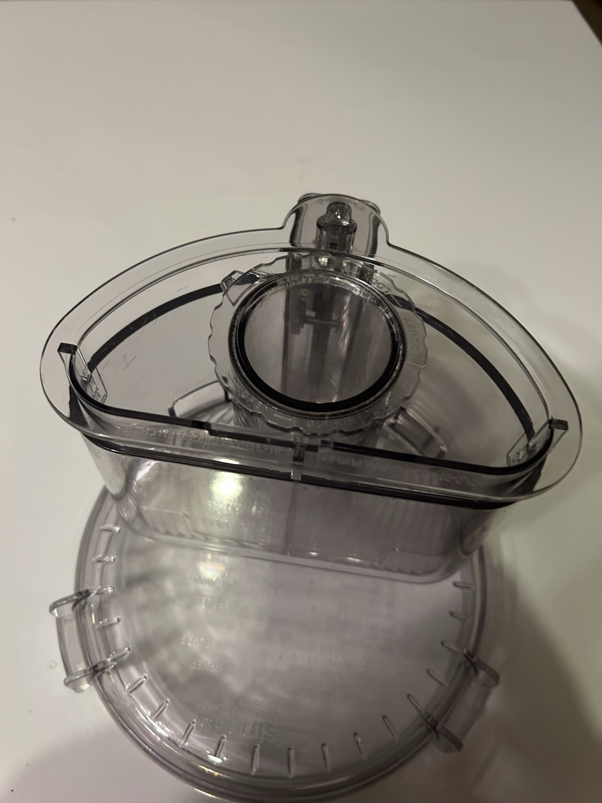 Cuisinart DLC-10 Top Lid Bowl With Feeding Chute & Pusher DLC-117BGTX