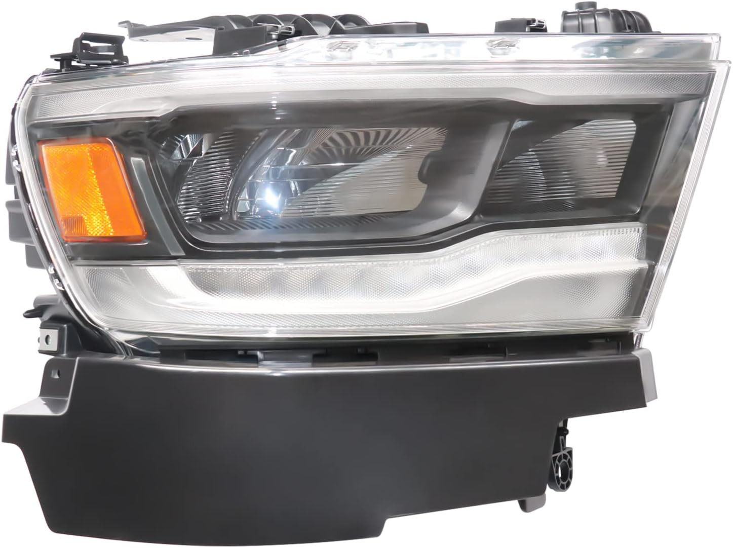 Full LED Headlights Assembly Compatible with 2019-2024 Dodge RAM 1500,Projector