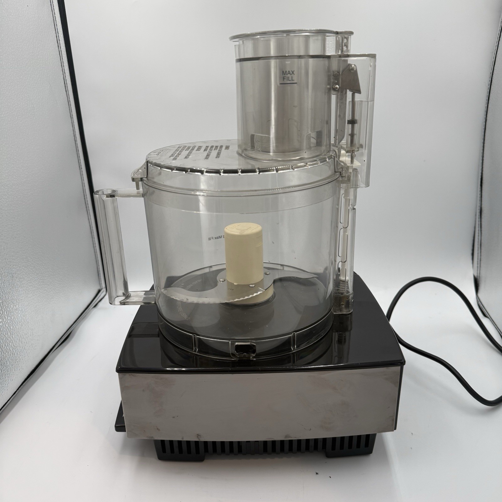 Cuisinart Custom 14 Cup Food Processor DFP-14N Black Chrome EXCELLENT Condition