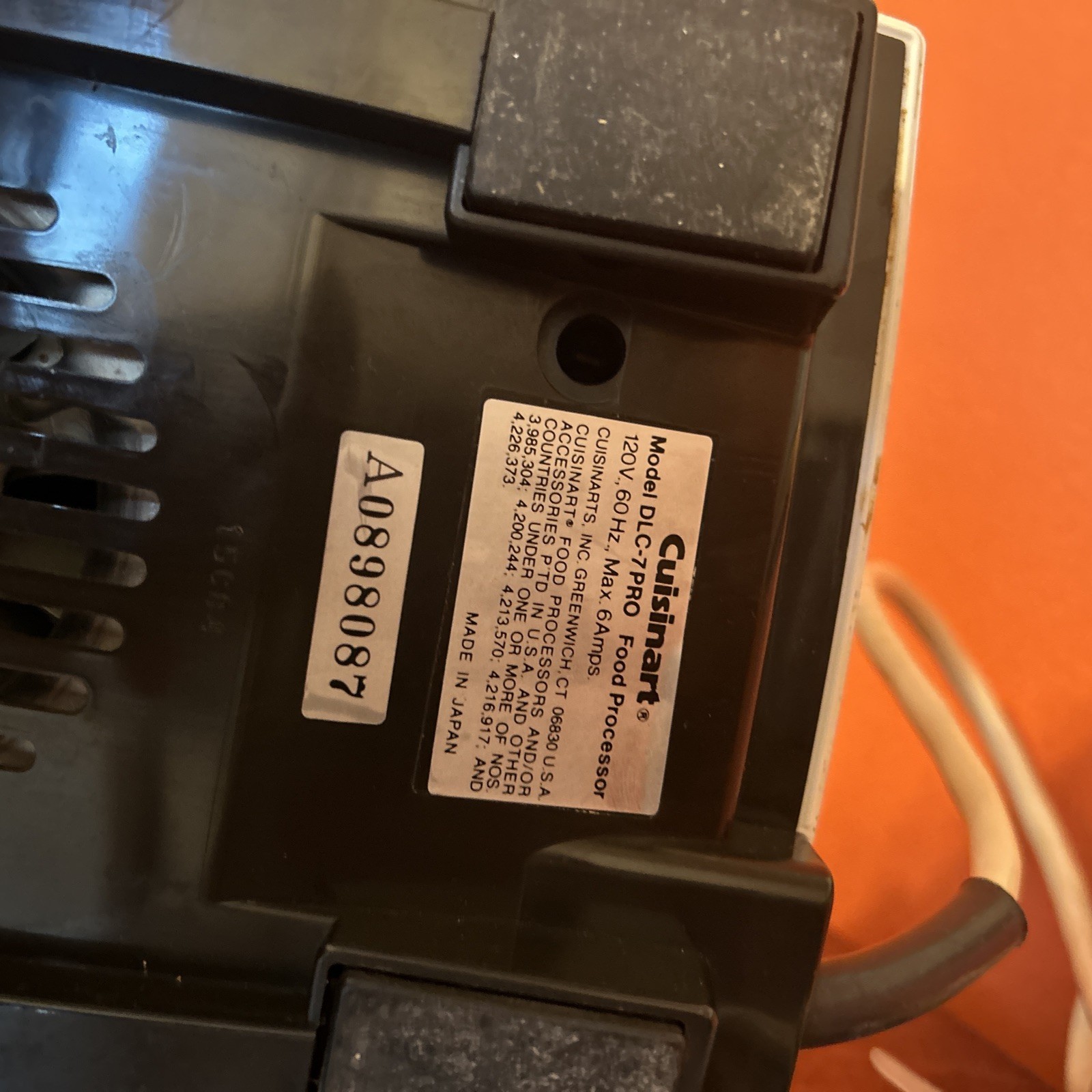 Cuisinart DLC-7 Super Pro Food Processor Motor Base Replacement Japan Tested