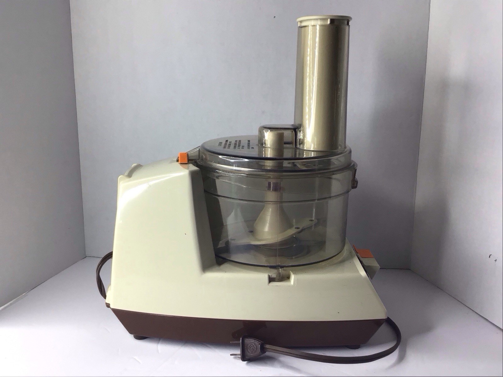 Vtg GE Food Processor #051 Max360 Watts 120V Preowned