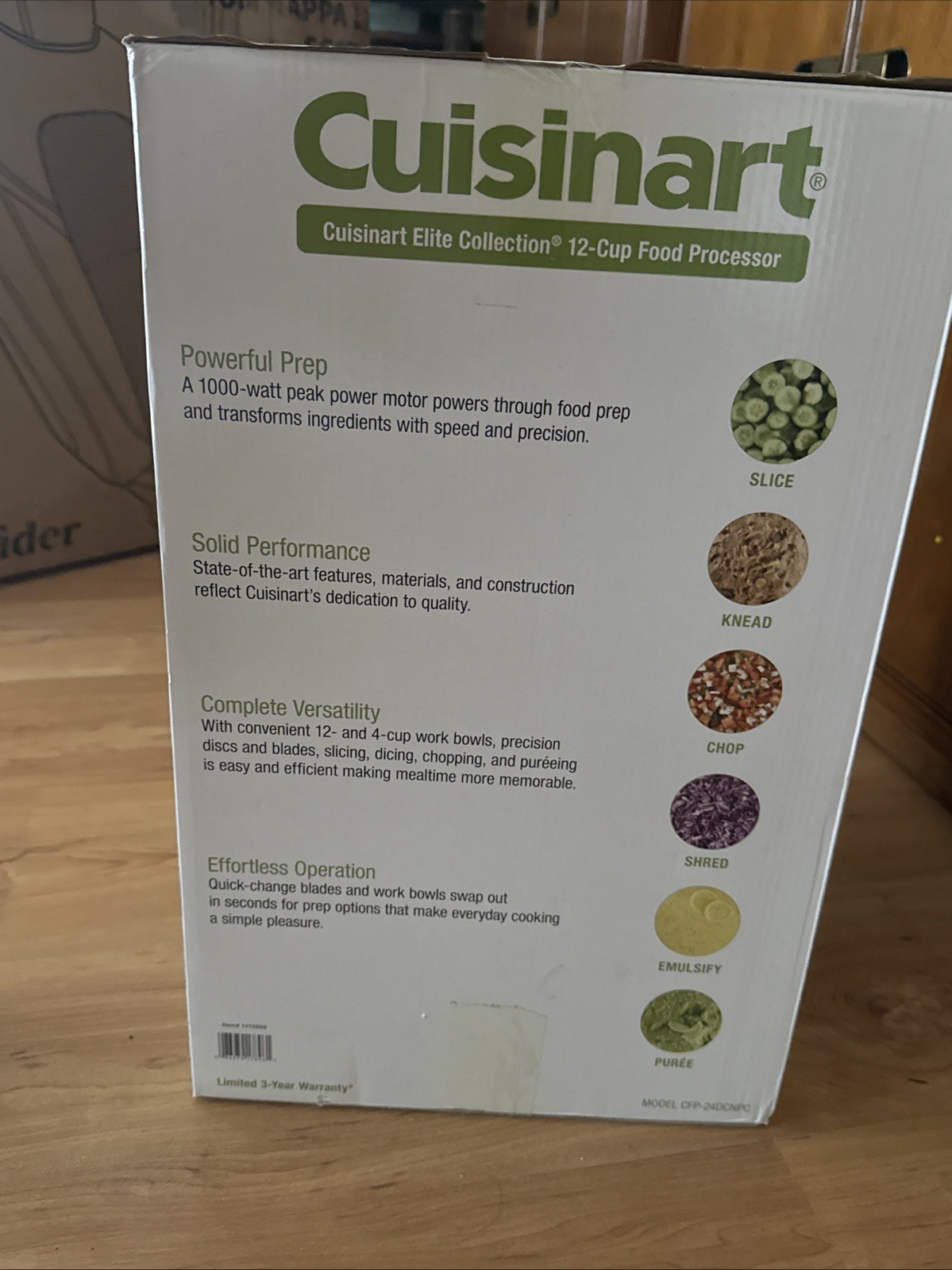 NEW IN BOX Cuisinart Elite Collection 2.0 12-Cup Food Processor- CFP-24DCNPC