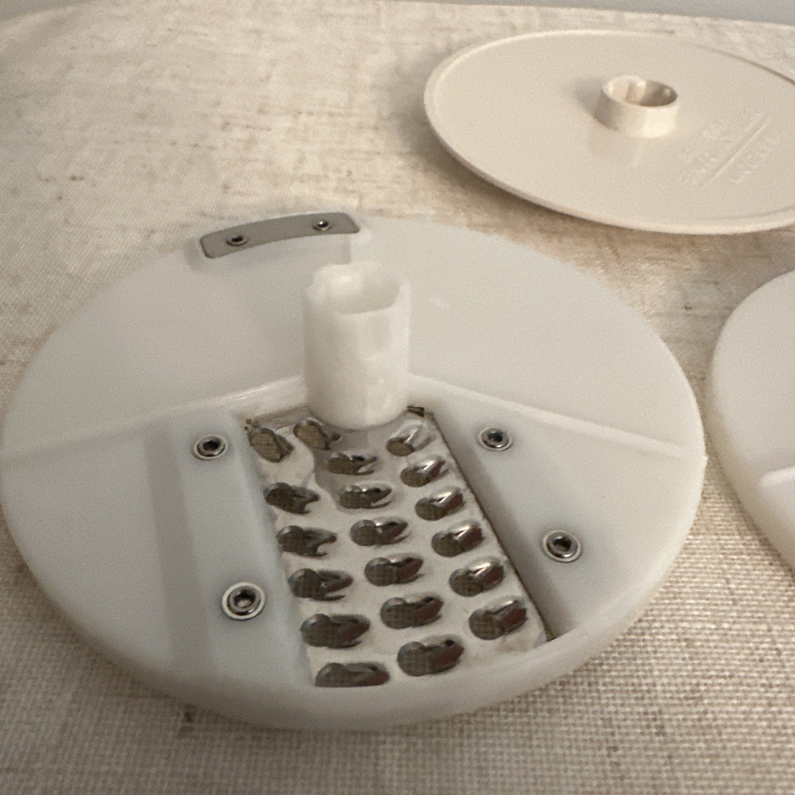3 Cuisinart Little Pro Replacement Shredder, Slicer, & Slinger Disc blades