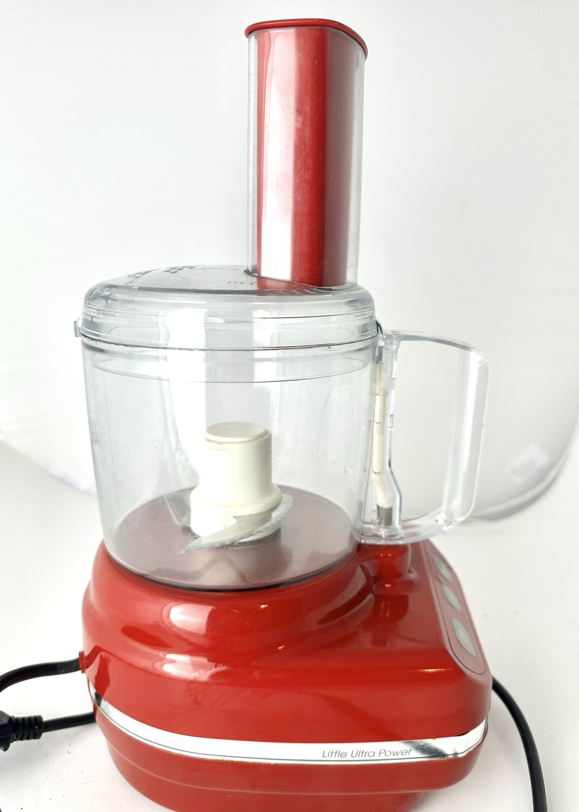 KitchenAid 5 Cup Little Ultra Power Food Processor RRKFP350 ER, Red, Works Well